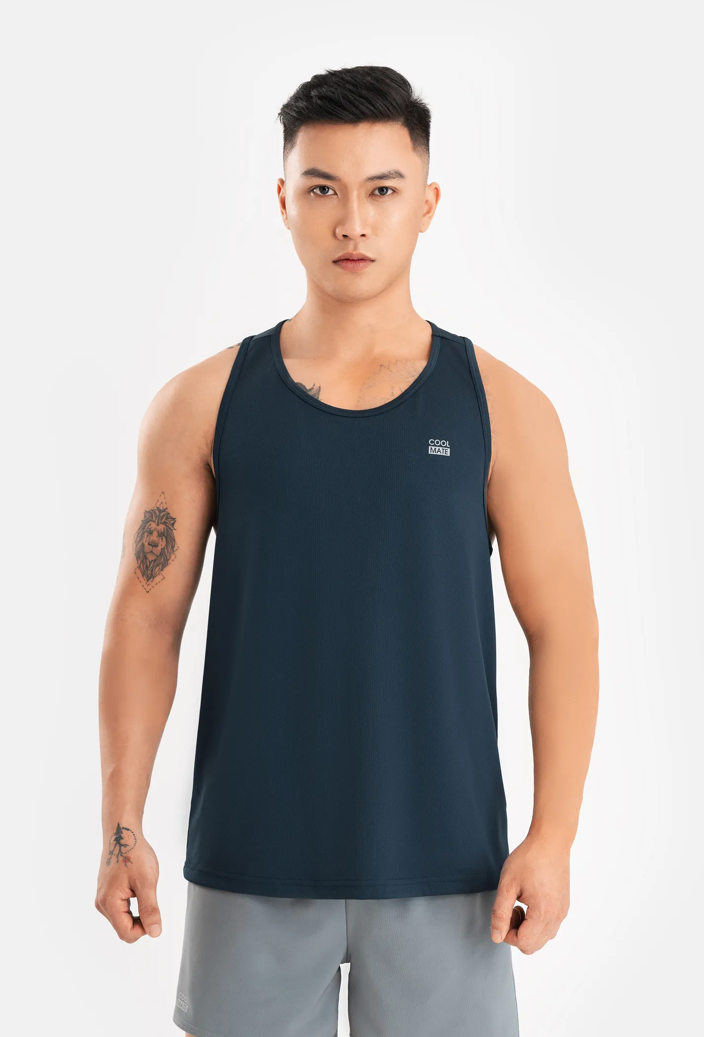 Áo Tanktop Nam Thể Thao T2 xanh-bong-dem