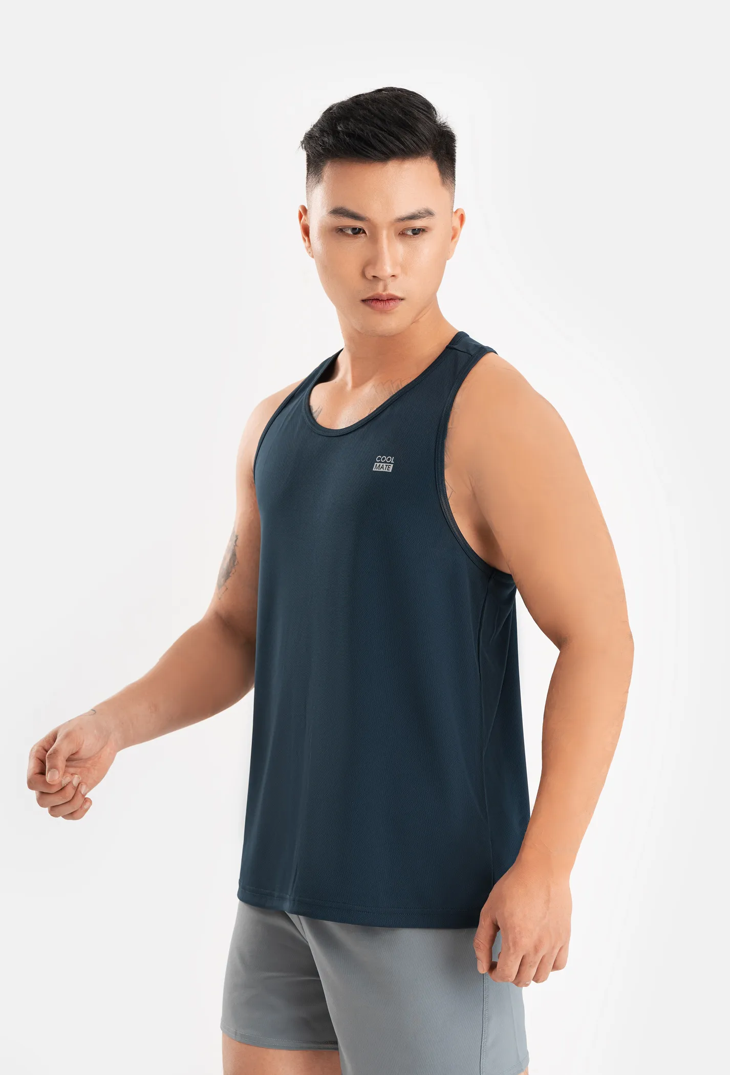 Áo Tanktop Nam Thể Thao T2 xanh-bong-dem 2