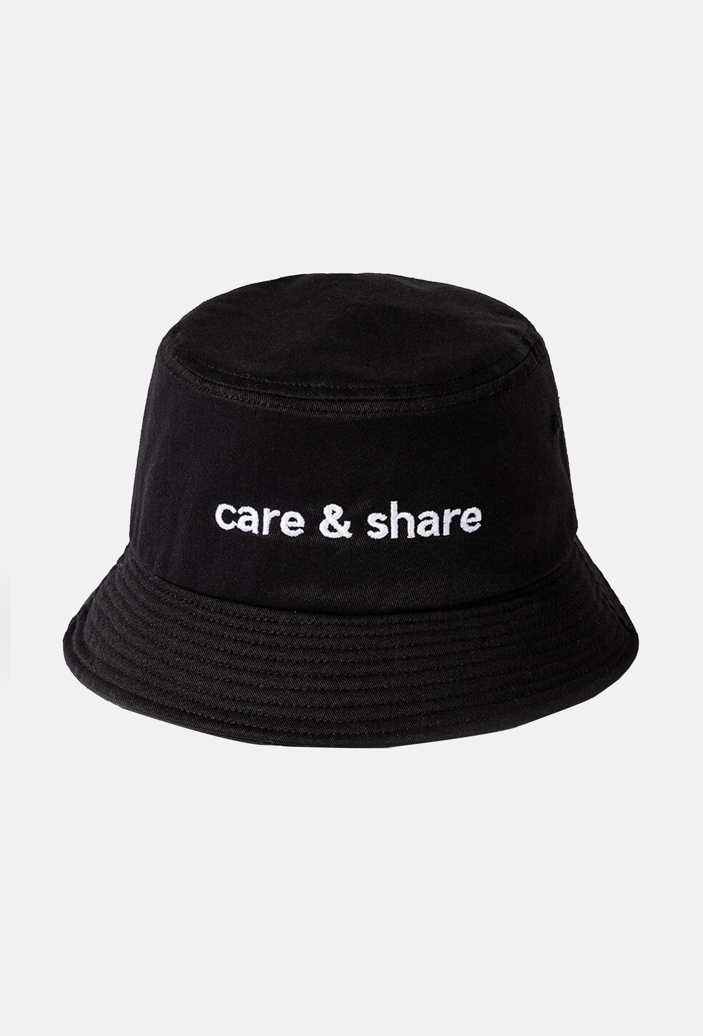 Bucket Hat Care & Share thêu Typo