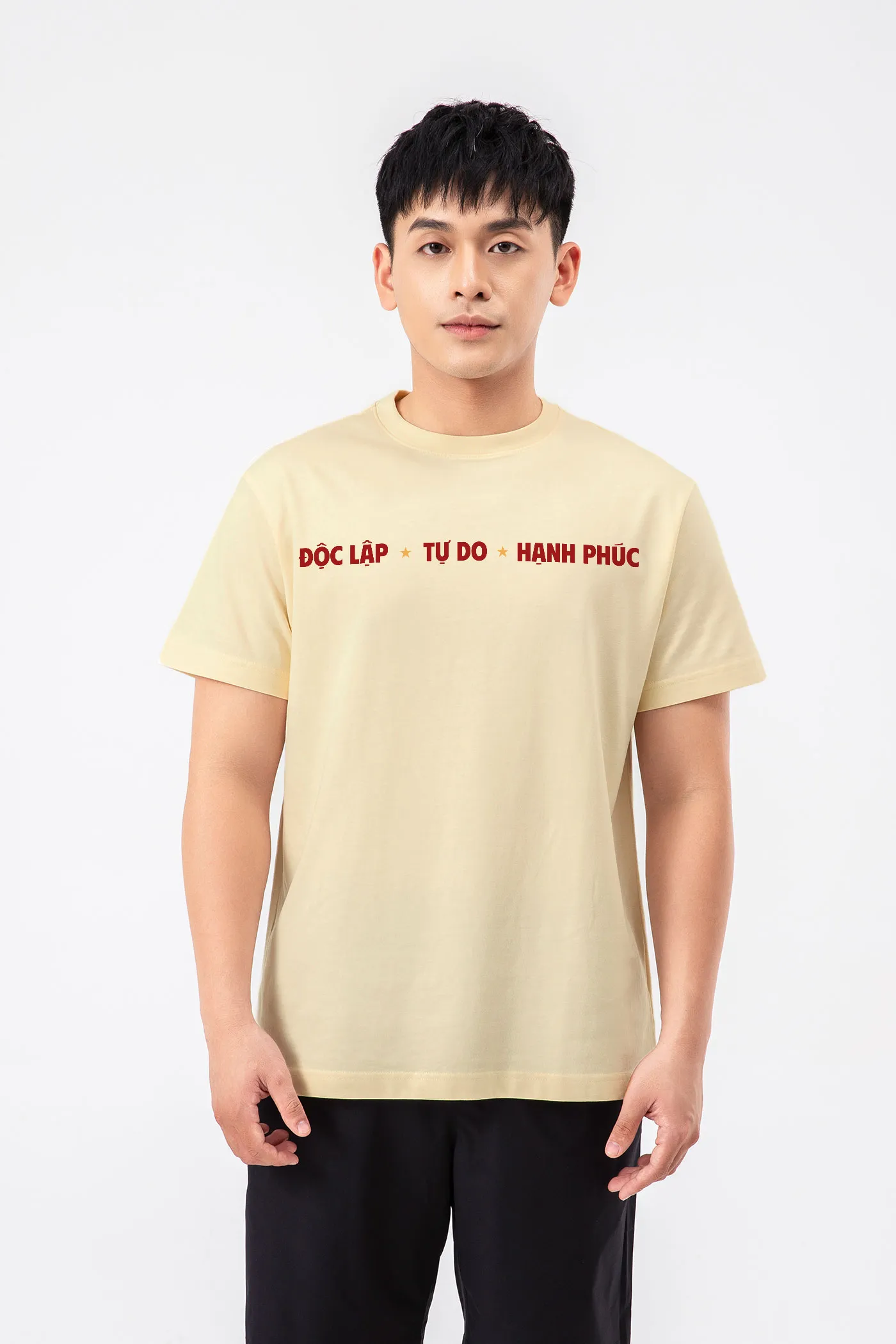 Áo thun Cotton Relaxed fit in Độc lập Tự do Hạnh phúc 1