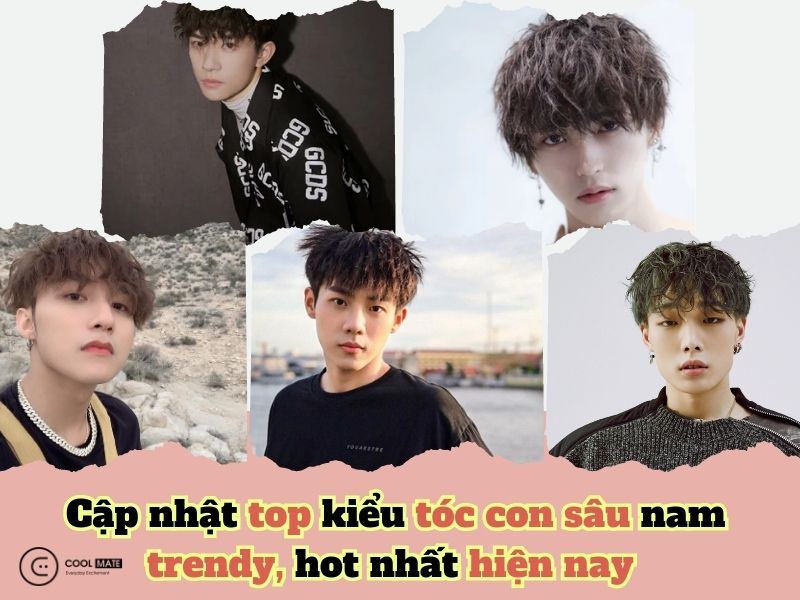 Cập nhật 18 kiểu tóc con sâu nam trendy, hot nhất hiện nay  - Coolmate