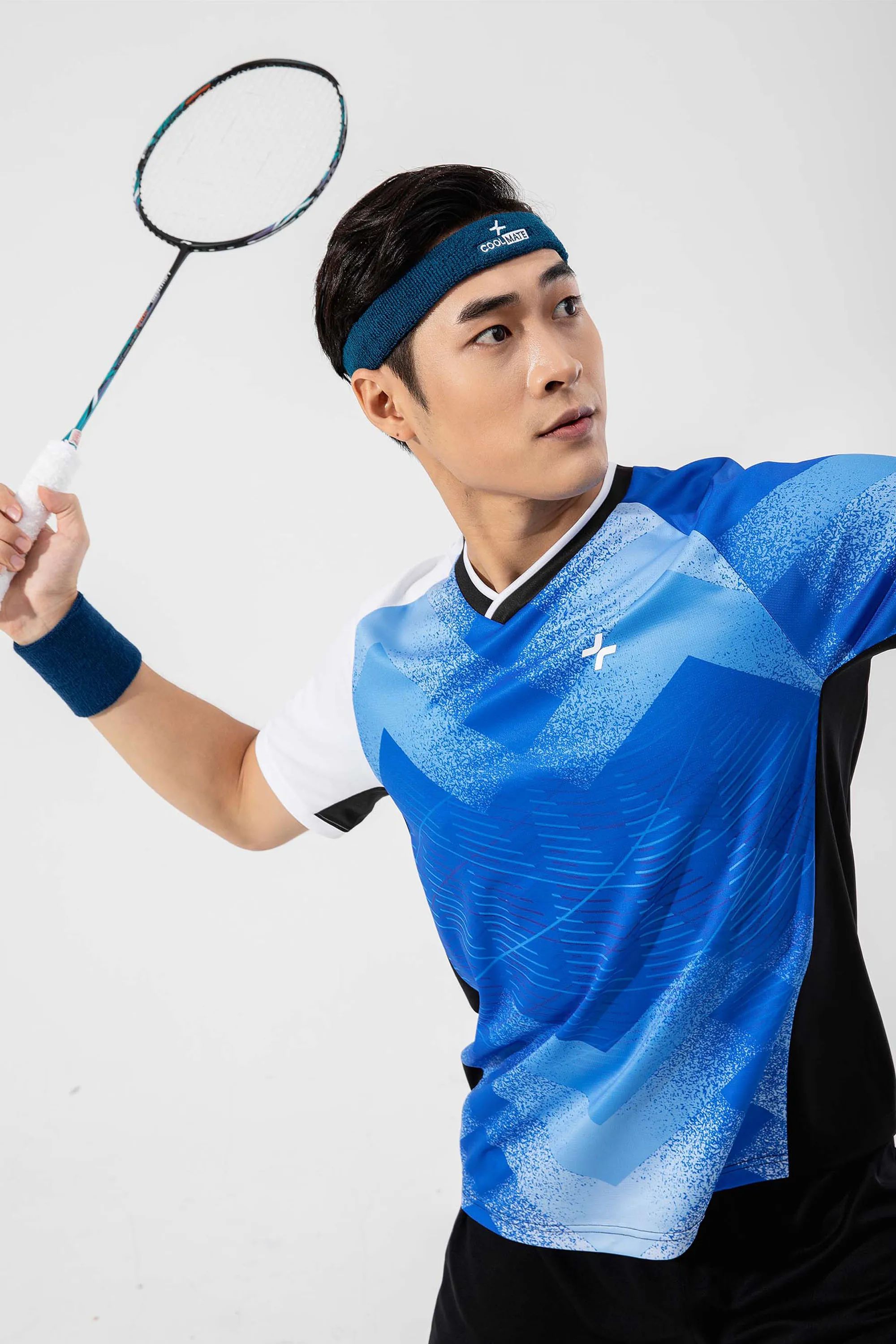 Áo thun Racquet Sport Graphic Blue Pattern  2