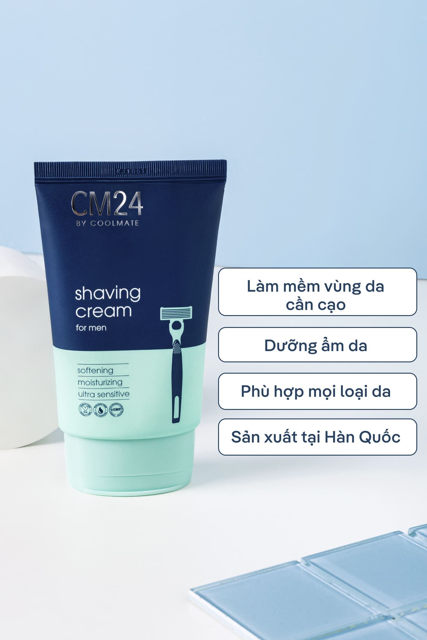 Kem Cạo Râu Có Dưỡng Ẩm CM24  4