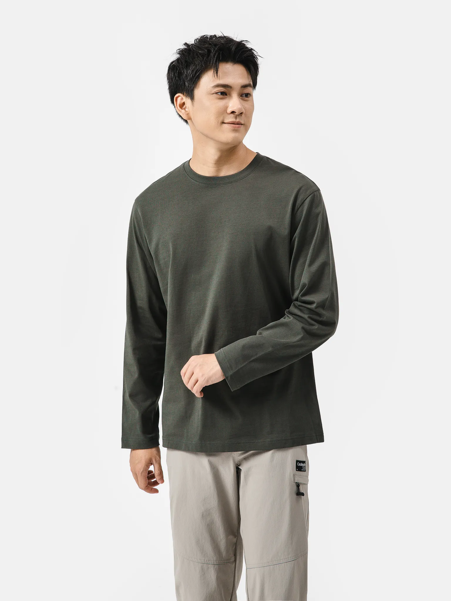 Áo thun dài tay 100% Cotton Relax fit 