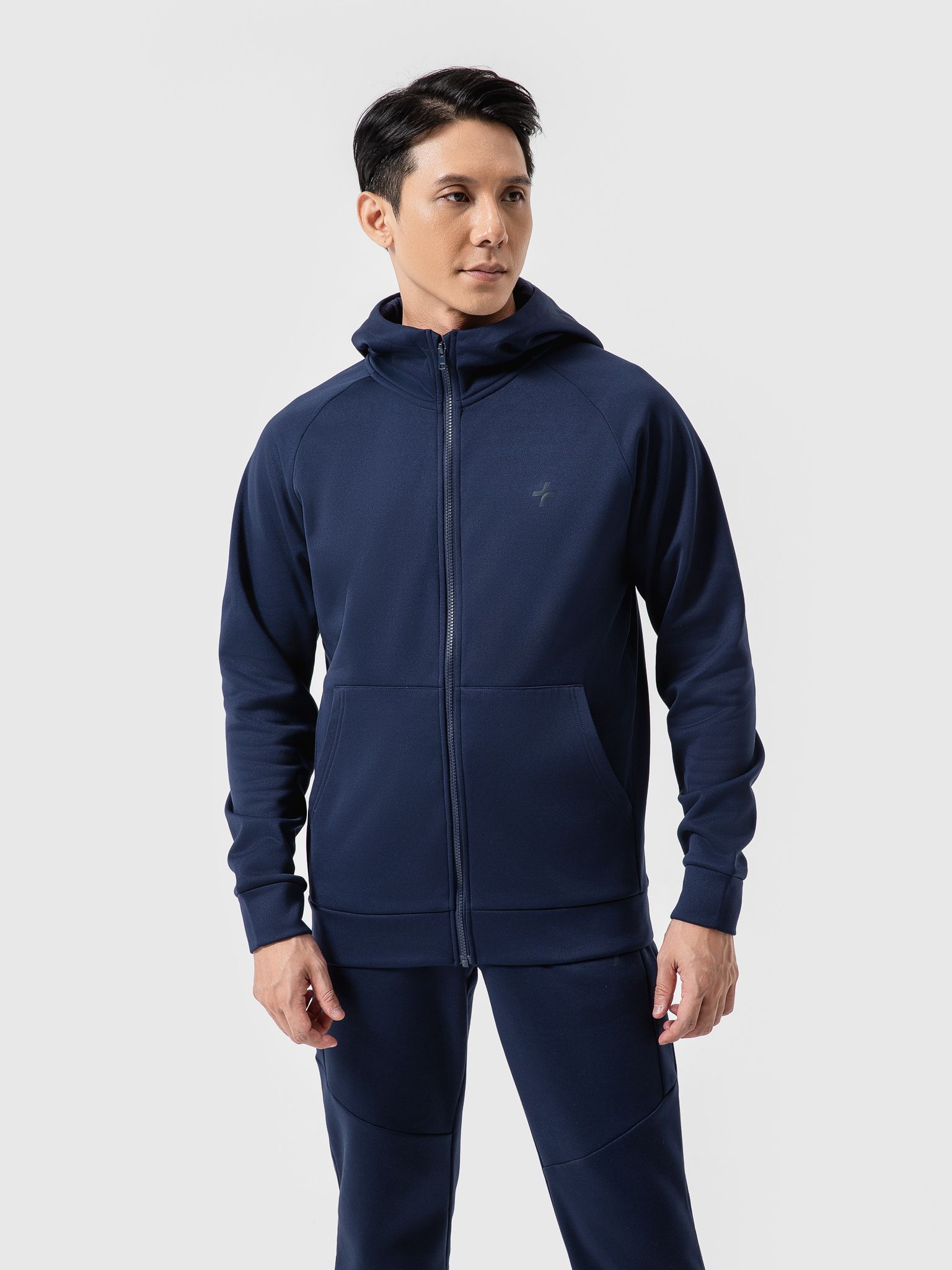 Áo khoác thể thao Fleece Track Jacket Premium có mũ 