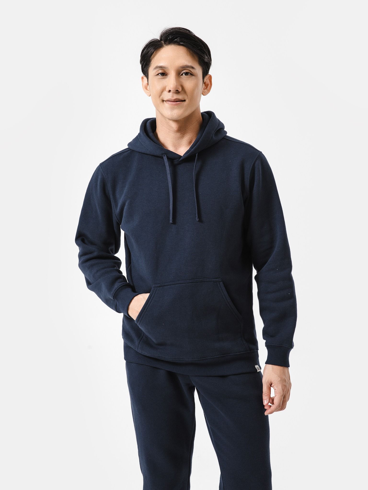 Áo Hoodie Fleece  navy
