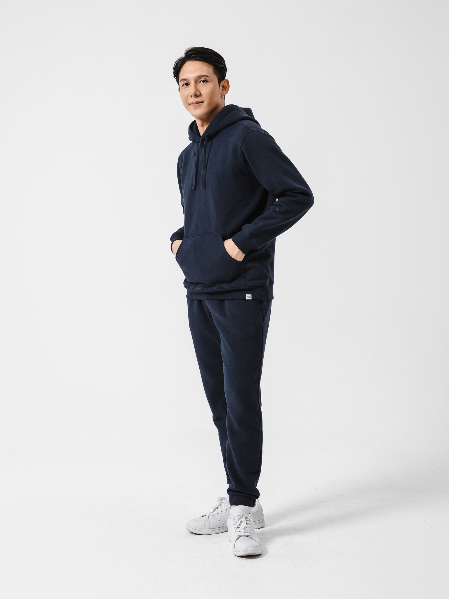 Áo Hoodie Fleece  navy 3