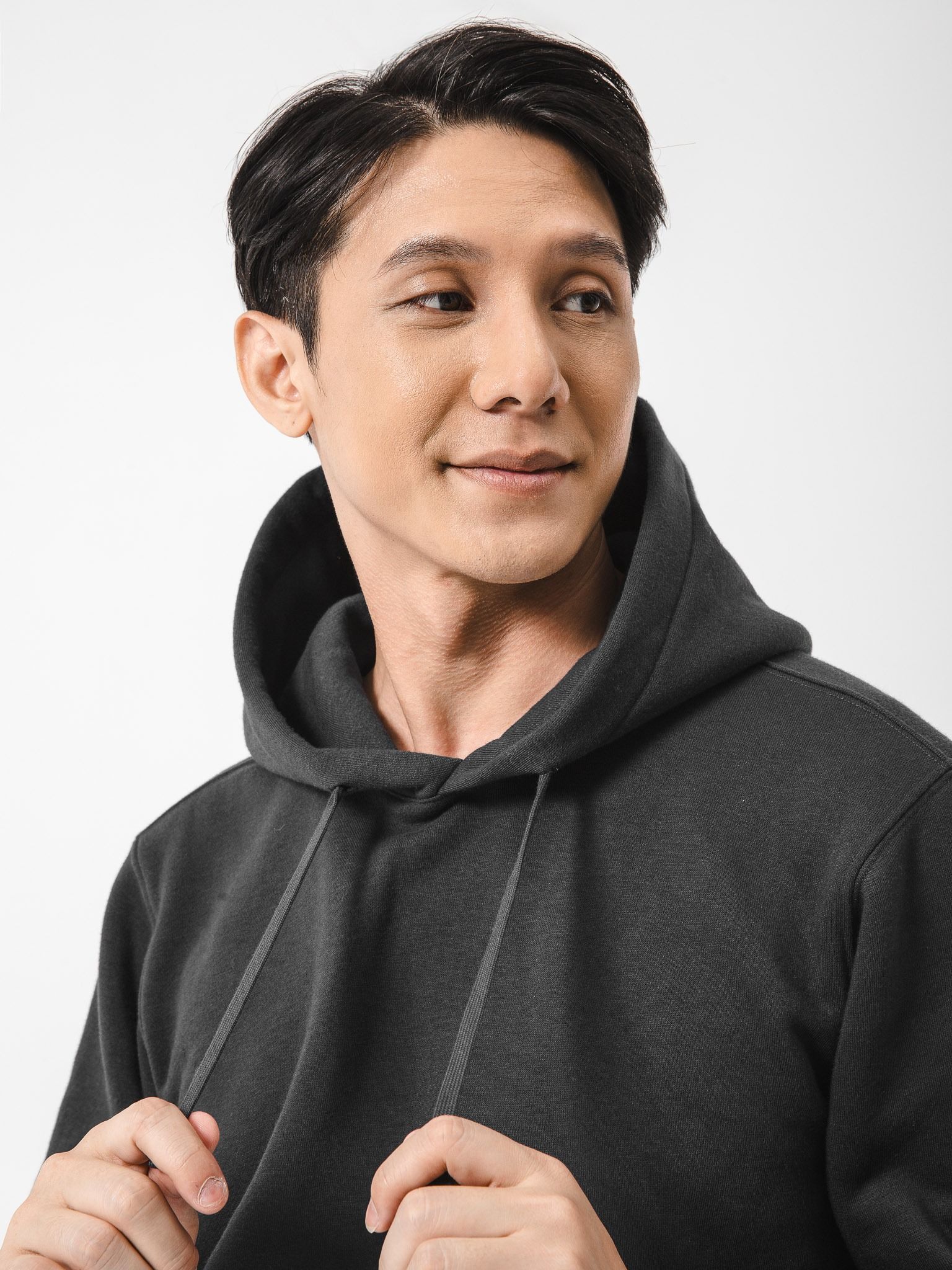 Áo Hoodie Fleece  xam-dam 3