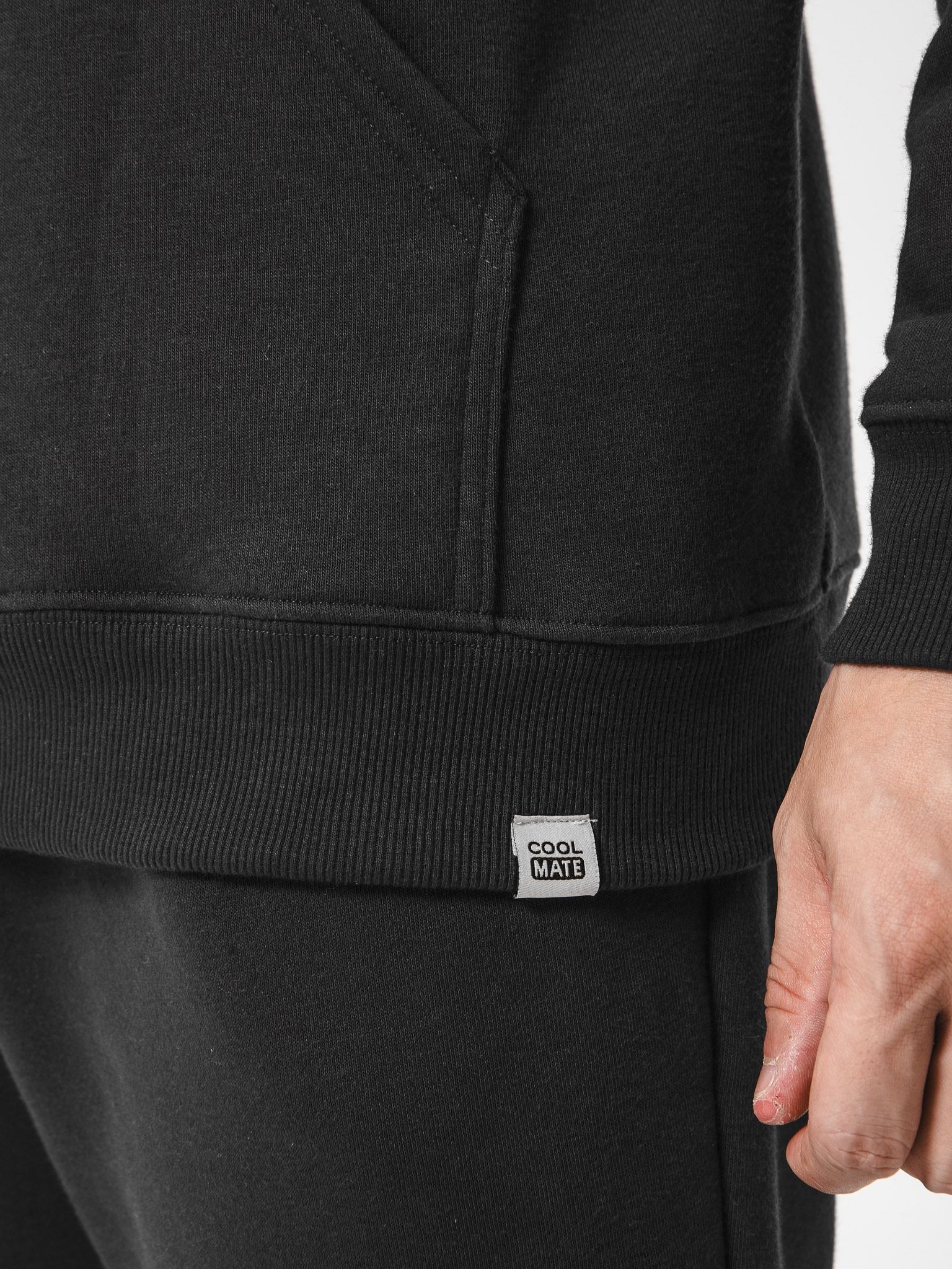 Áo Hoodie Fleece  xam-dam 7