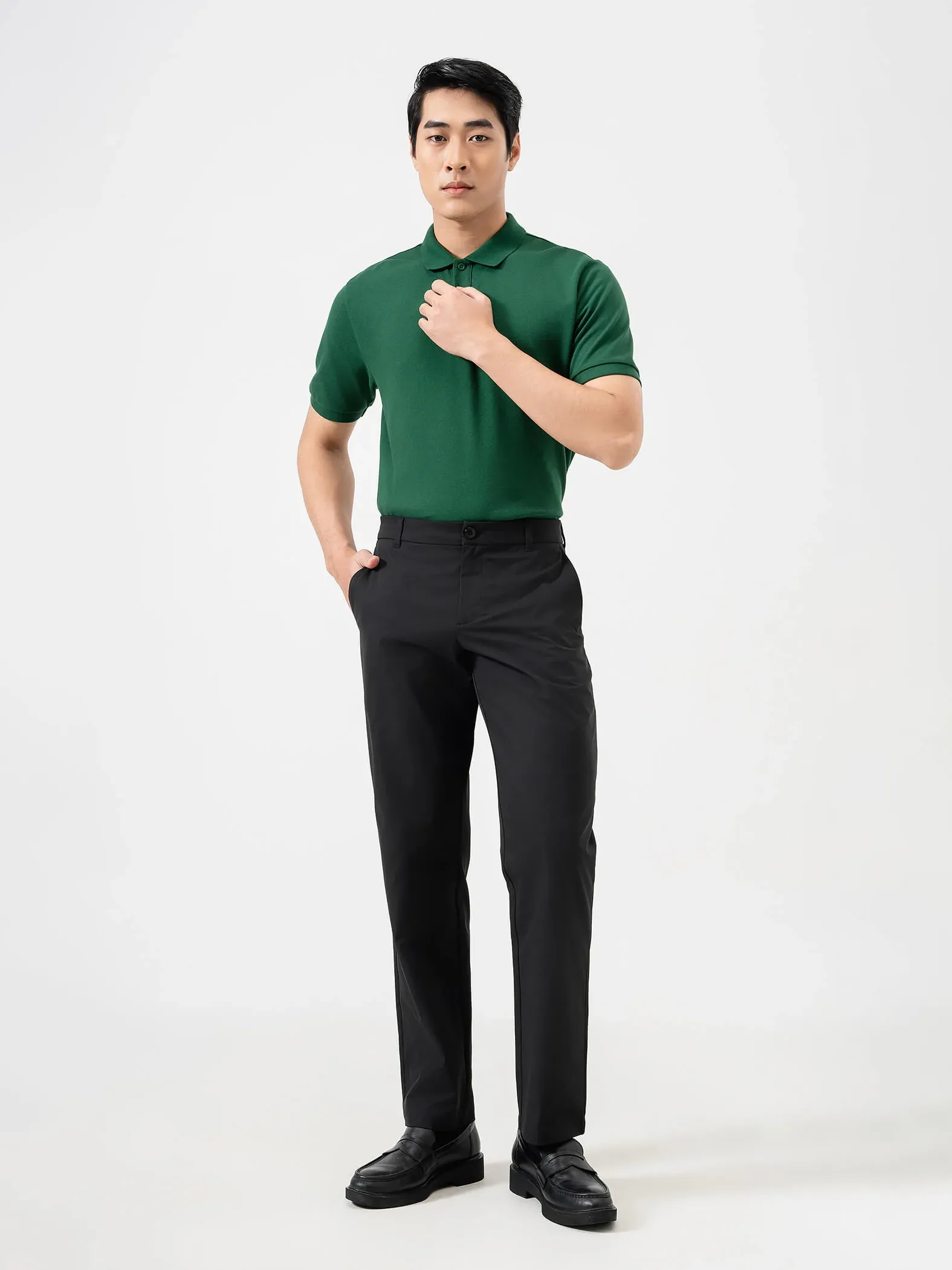 Quần Dài Nam Kaki Excool dáng Straight den 7