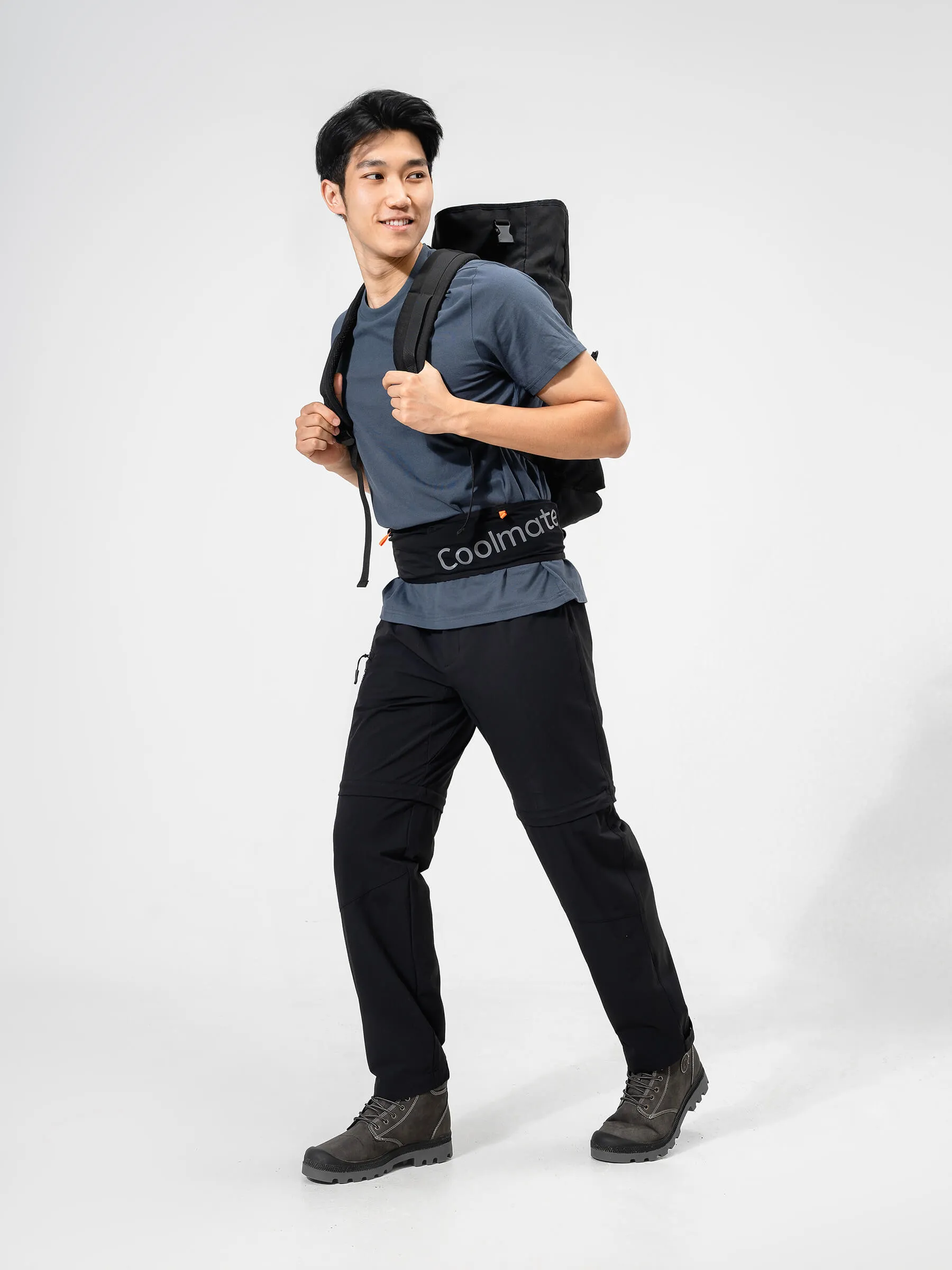 Quần Dài Nam Tháo Ống UT Pants 2 in 1 den 9