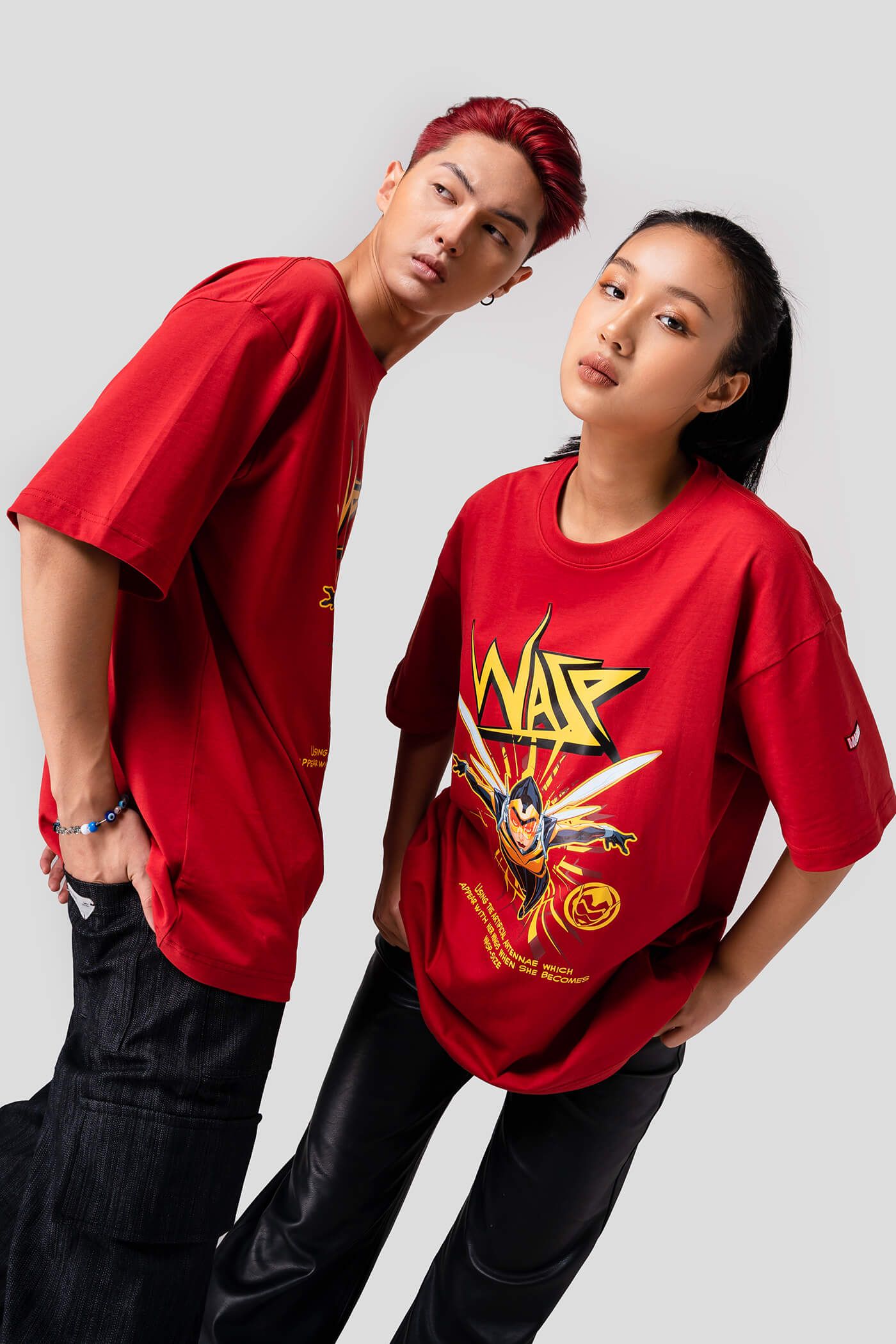 Áo thun Marvel Oversize The Wasp Graphic  5