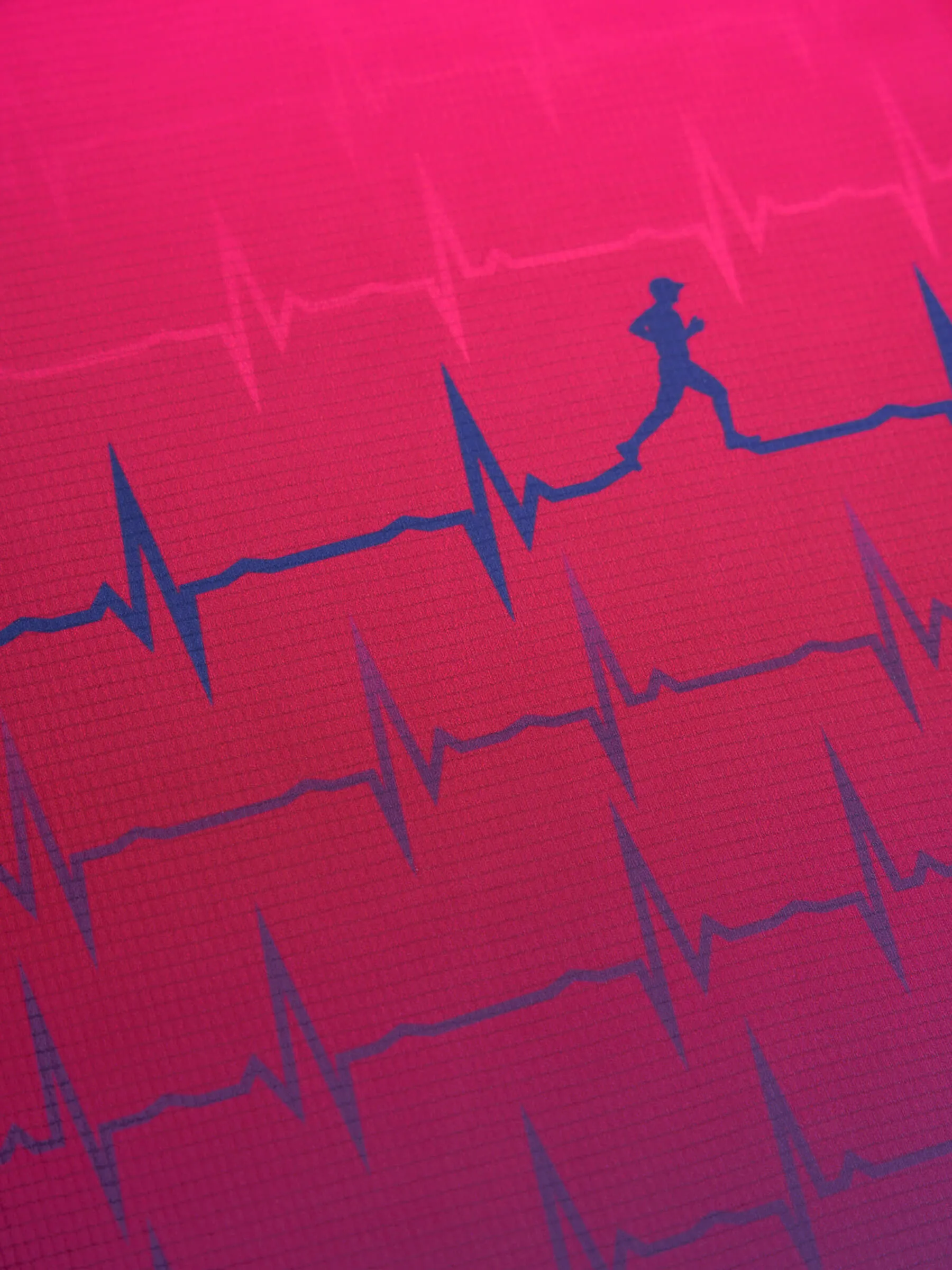 Áo Thun Chạy Bộ Graphic Heartbeat  7