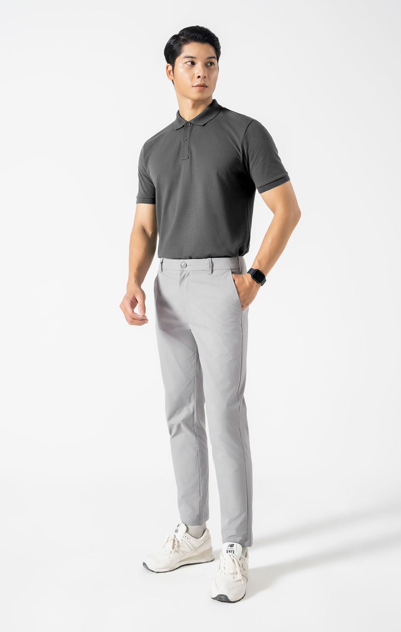 Áo Polo Nam Pique Cotton 3