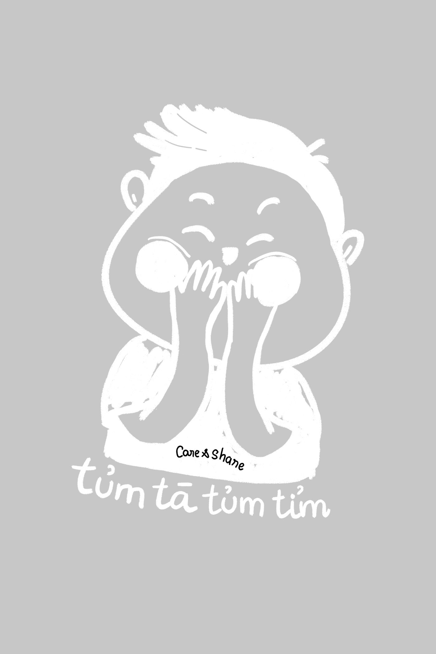 Áo thun Cotton Care & Share Smile - Tủm tà tủm tỉm 1