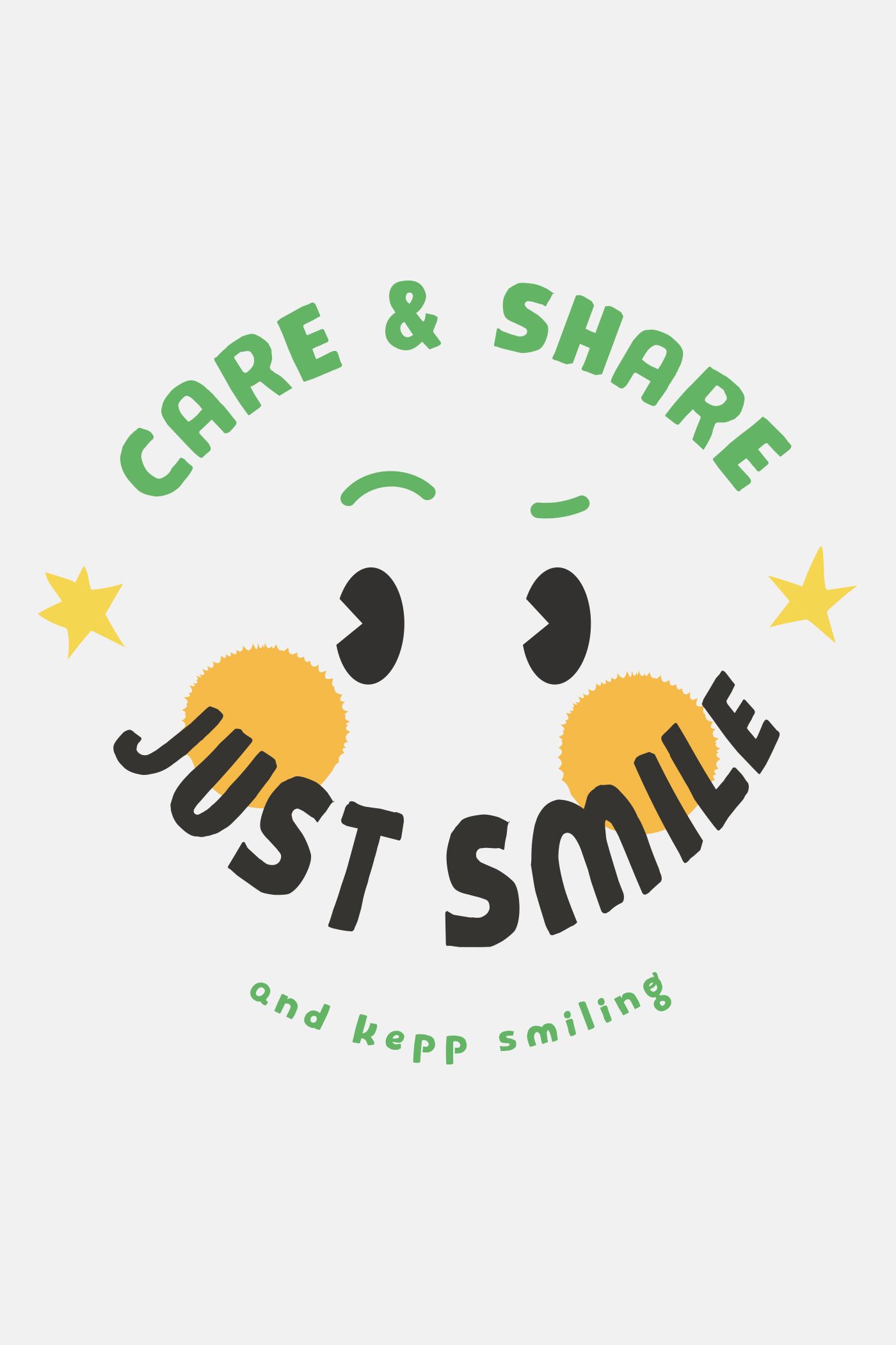 Áo thun Cotton Care & Share Smile - Just Smile 1