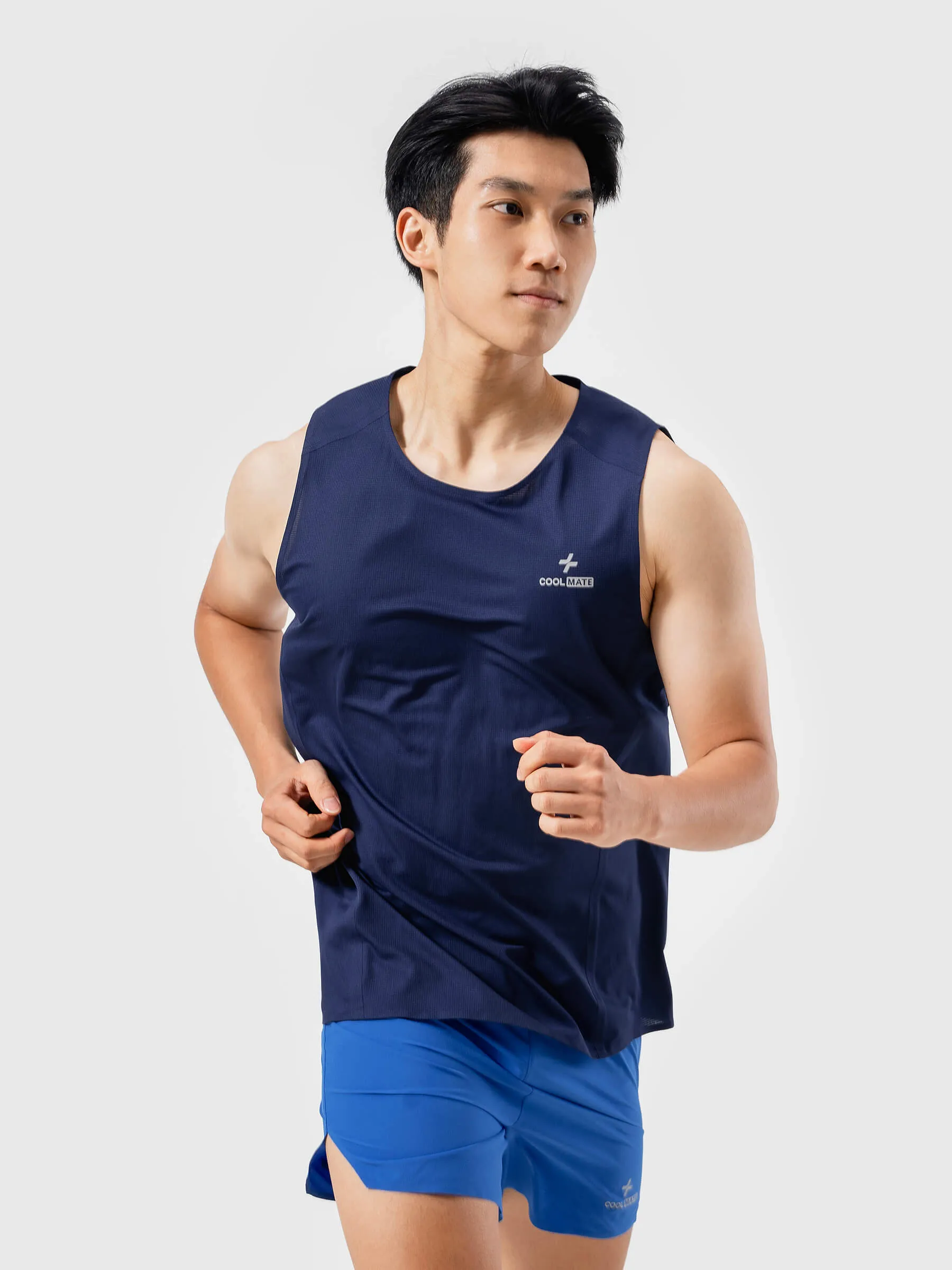 Áo Singlet Chạy Bộ Không Đường May CoolFast