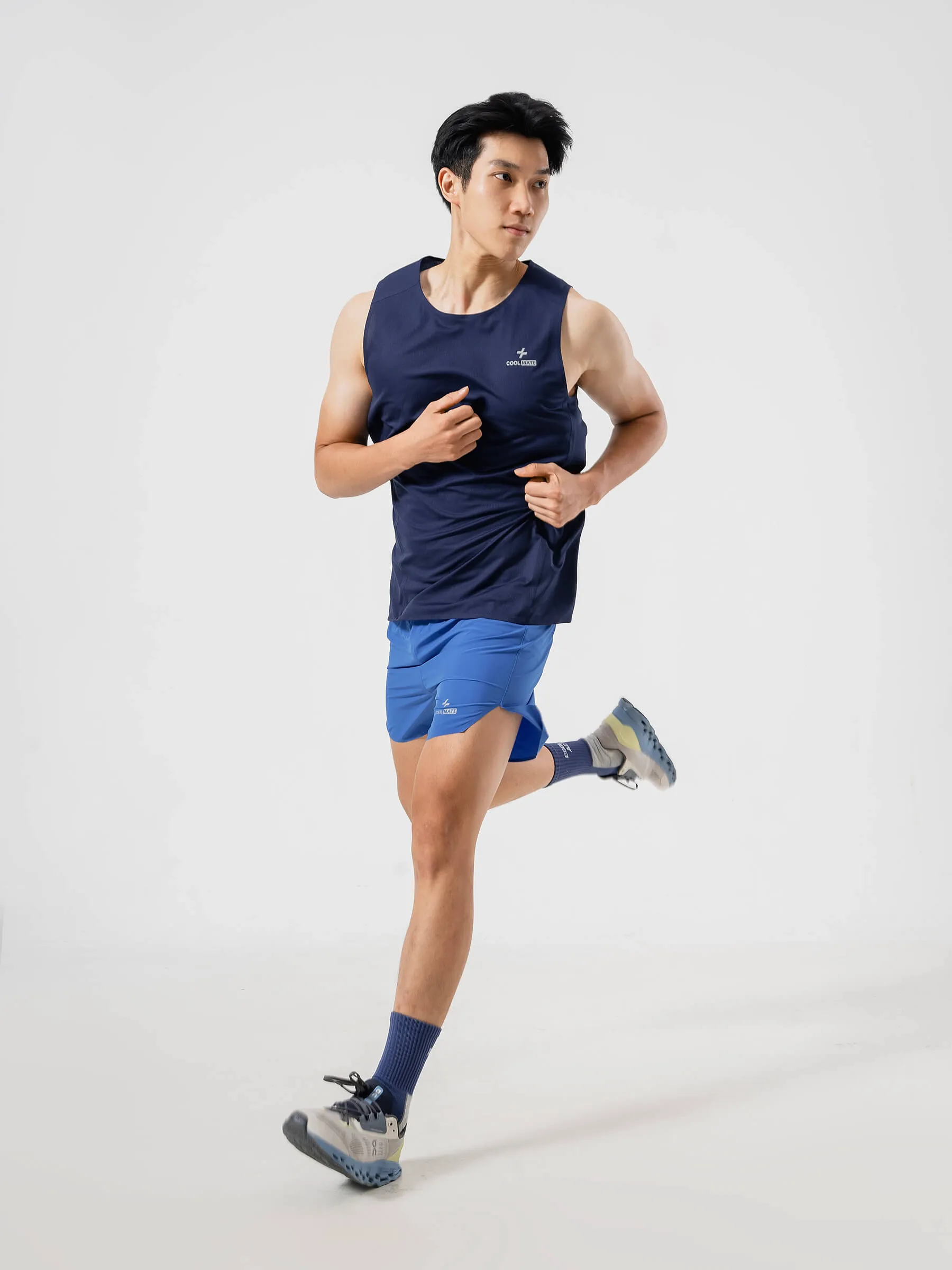 Áo Singlet Chạy Bộ Không Đường May CoolFast  3