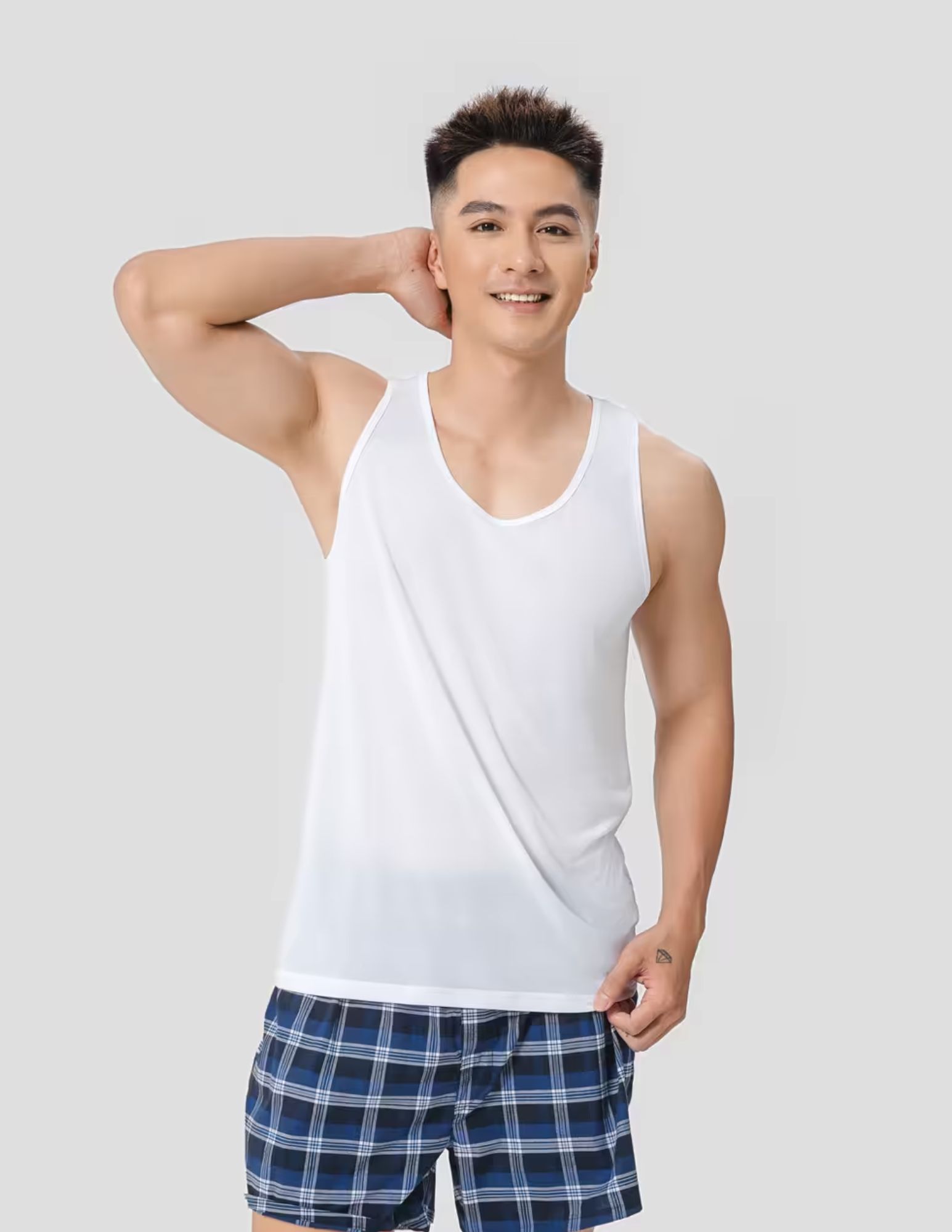 Áo ba lỗ nam mặc trong thoáng khí nhanh khô Excool 