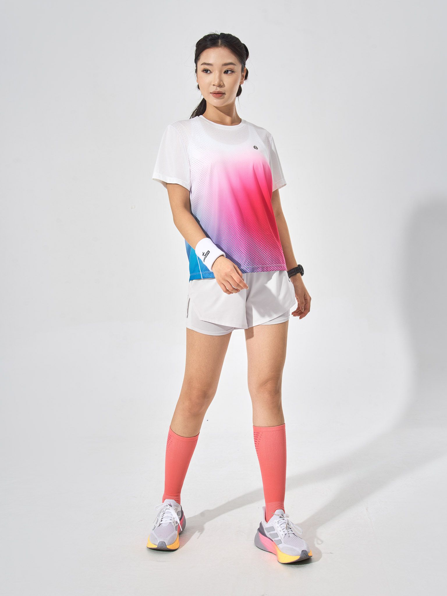 Tshirt chạy bộ nữ AirRush Gradient 2