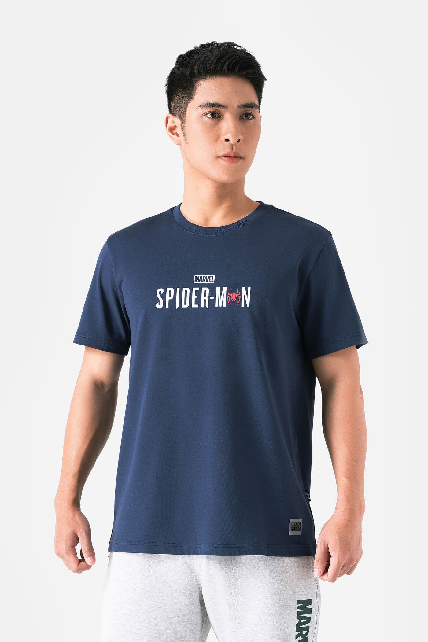 Áo Thun Nam Marvel Logo Spider-Man 