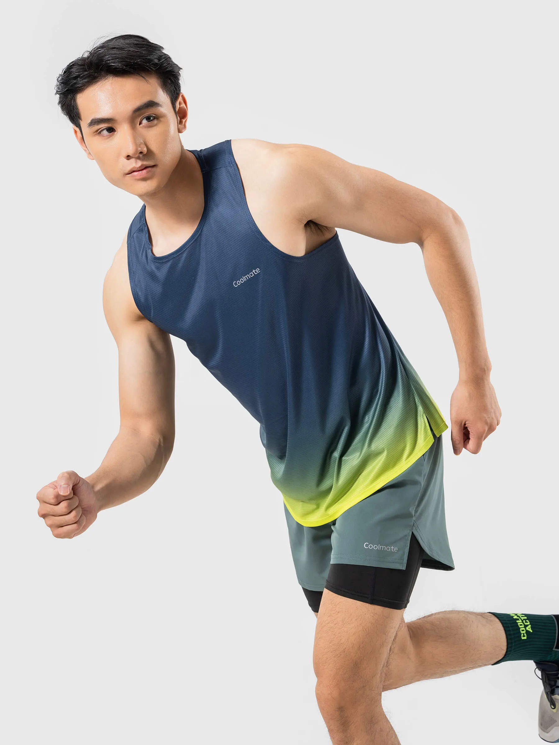 Combo 2 Áo Singlet Nam Chạy Bộ in Graphic Special  1