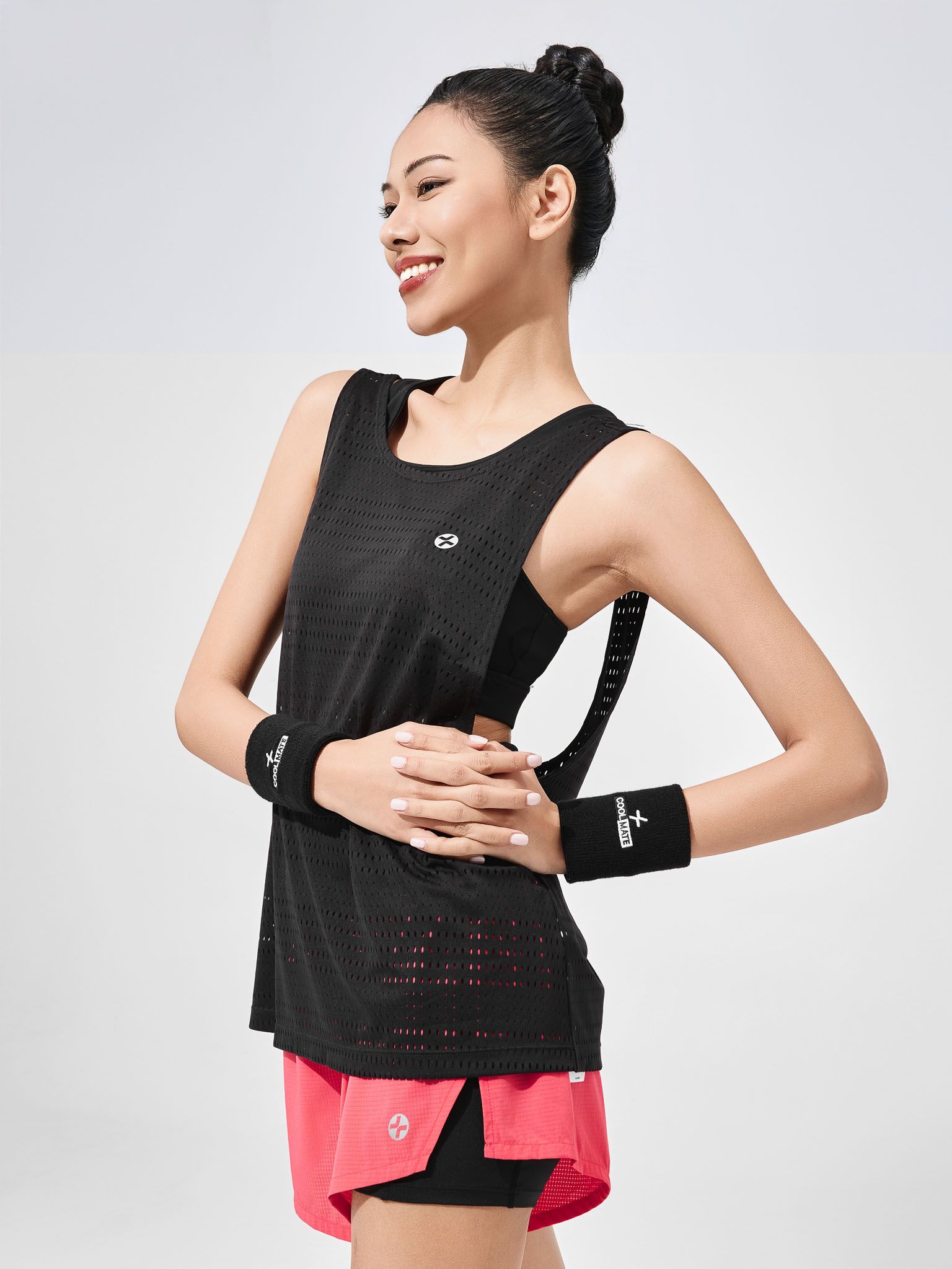 Áo Drop Arm Chạy bộ nữ Mesh Tank 3