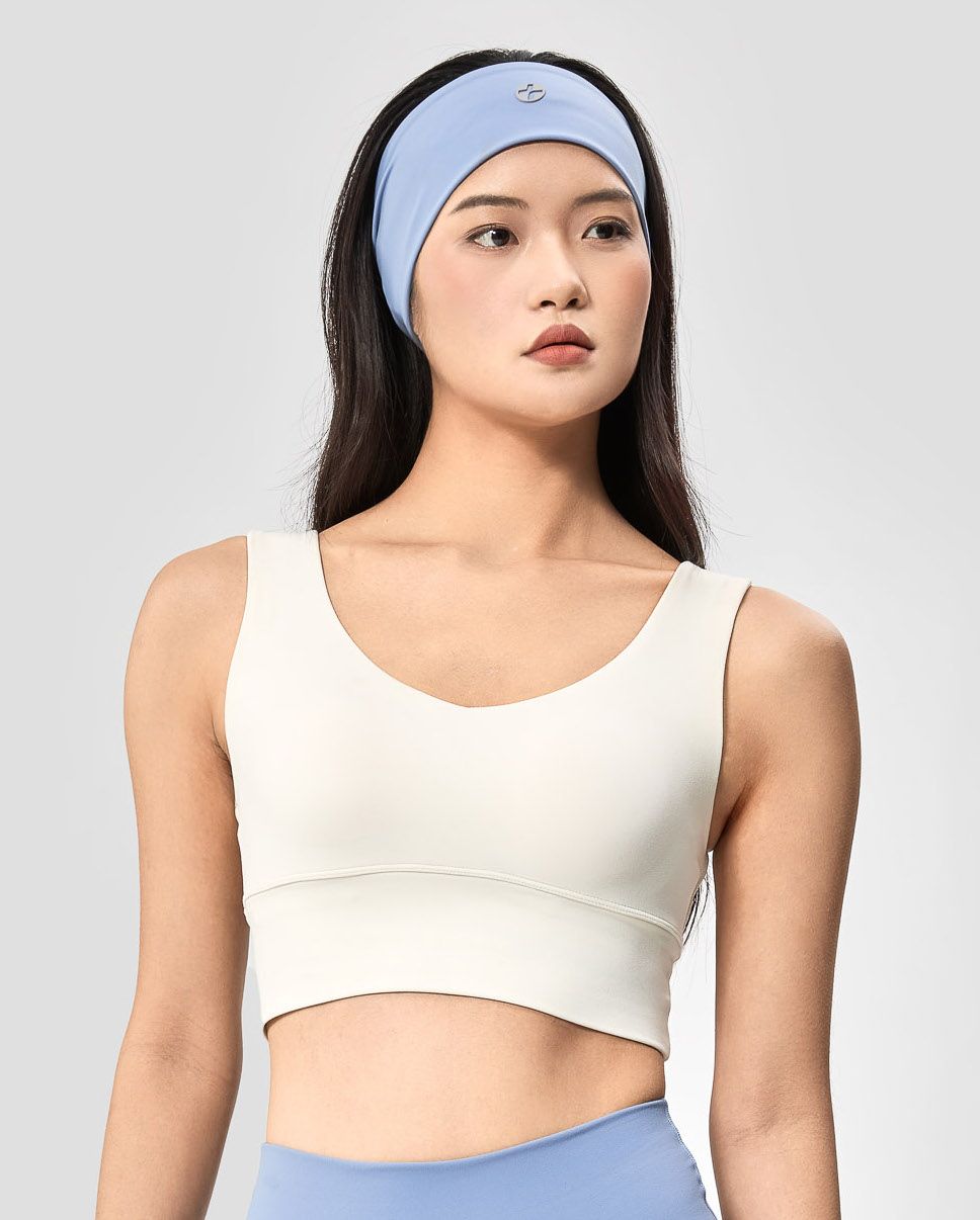 Áo Bra Yoga V-Neck CoolSoft Light Support 