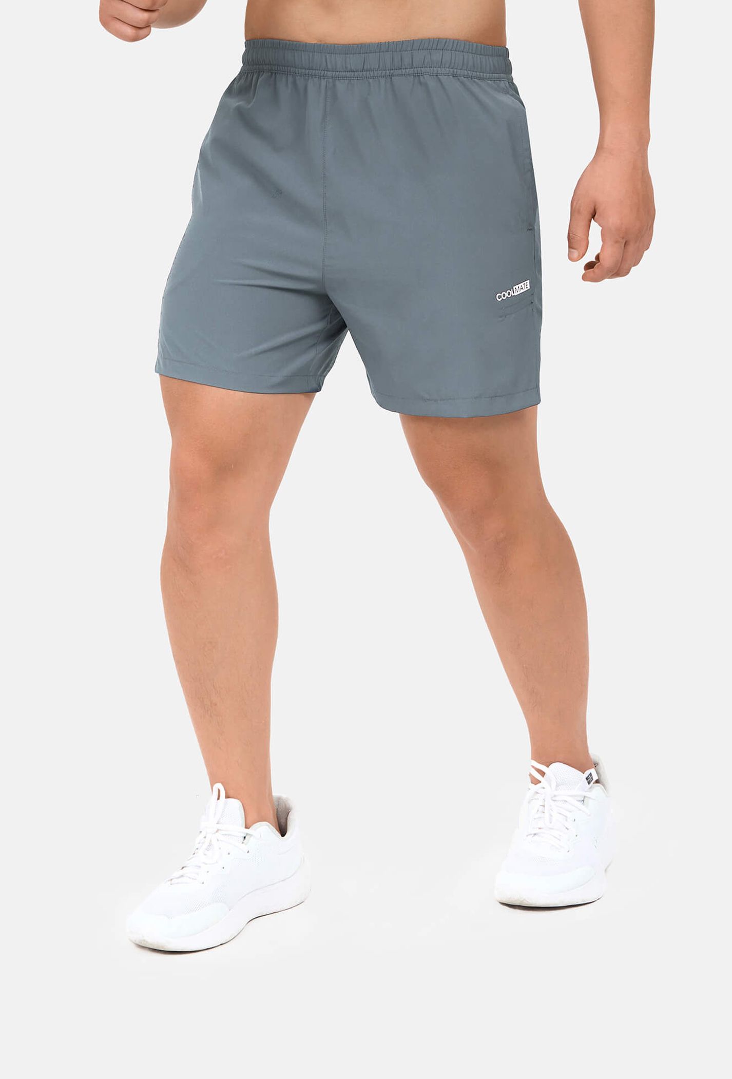 Mua kèm - Quần shorts nam thể thao 5" xẻ gấu cao (túi sau có khóa kéo)  2