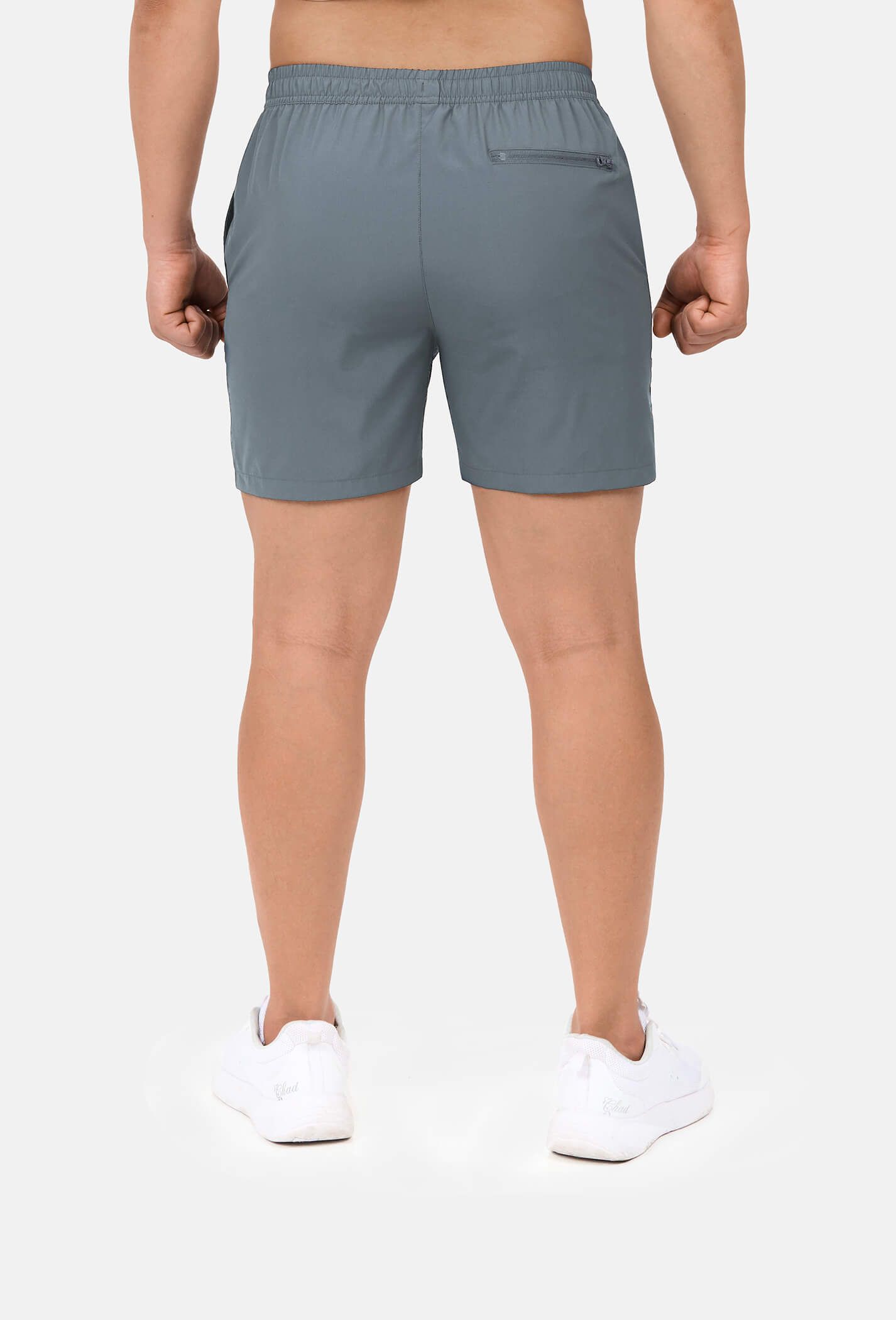 Mua kèm - Quần shorts nam thể thao 5" xẻ gấu cao (túi sau có khóa kéo)  3