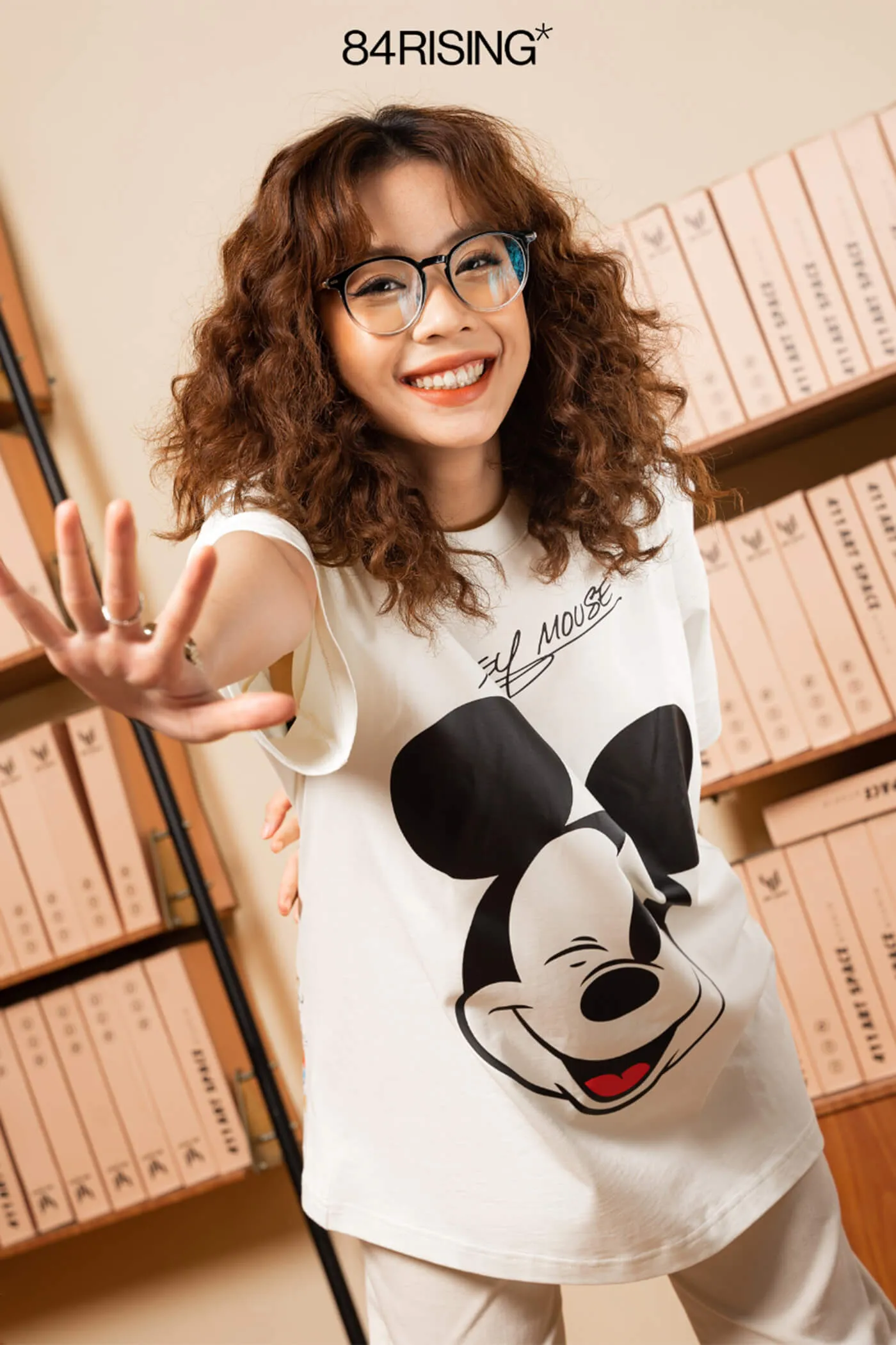 Áo Thun Oversize 84RISING Chuột Mickey  7