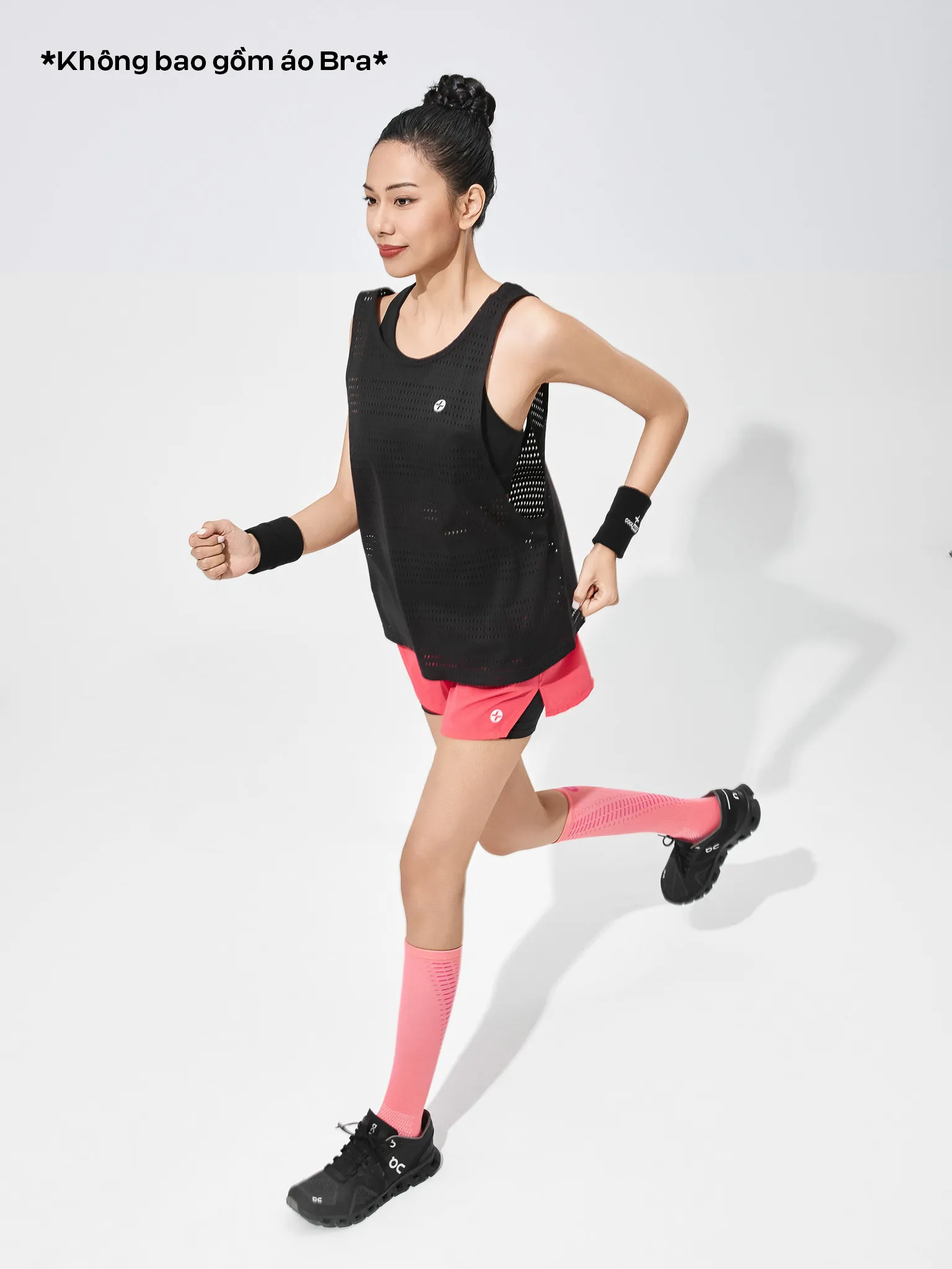 Áo Drop Arm Chạy bộ nữ Mesh Tank 2