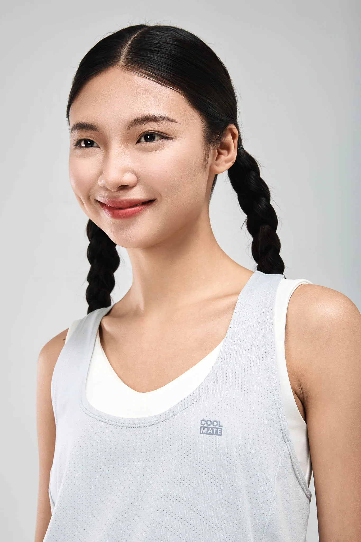 Áo Singlet thể thao nữ co giãn Slim Tee  4