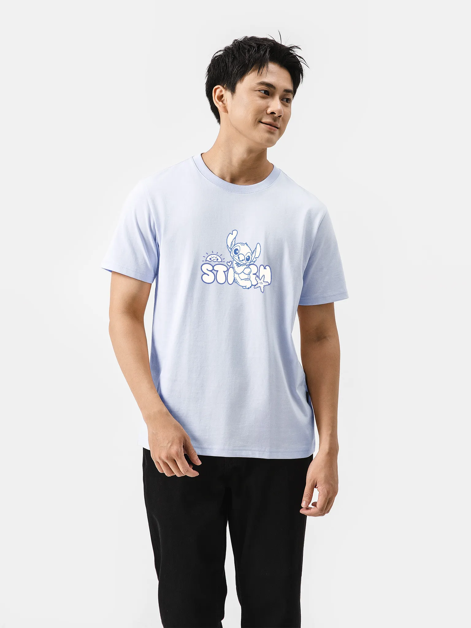 Áo thun Cotton 220gsm Regular Disney Stitch Summer 1 