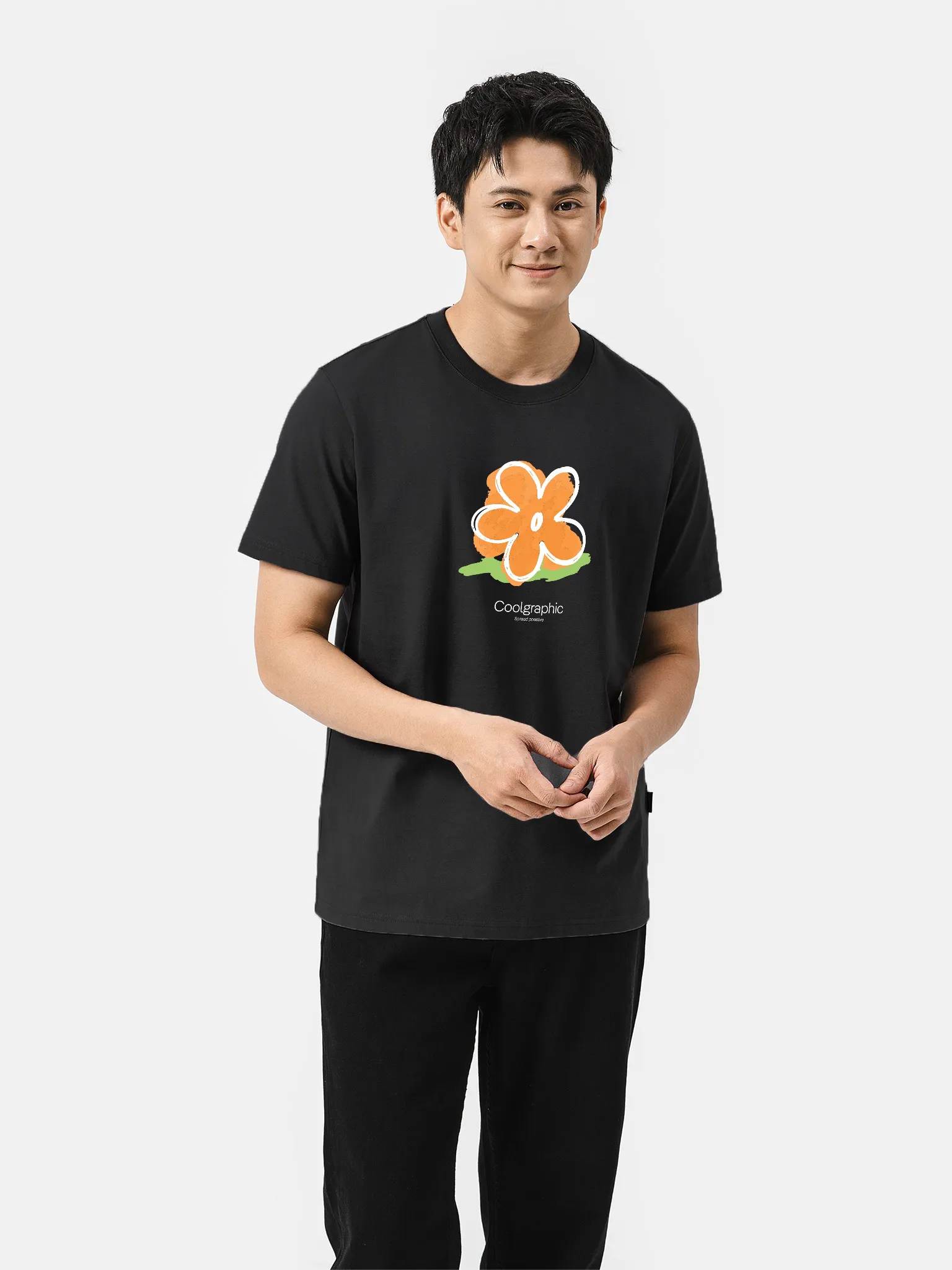 Áo thun Cotton 220gsm Regular Coolgraphic Daisy