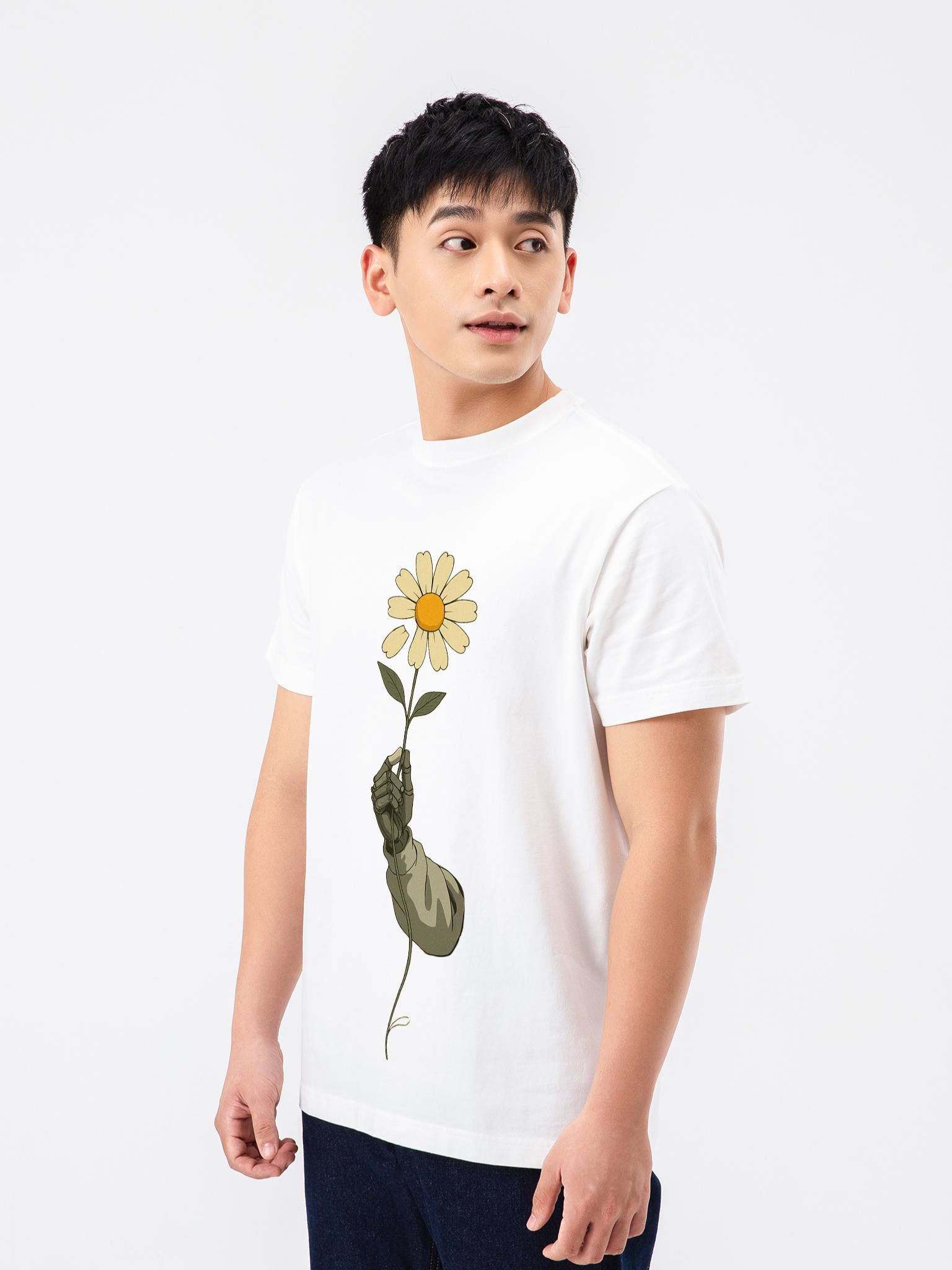 Áo thun Cotton Compact Hoa Cúc