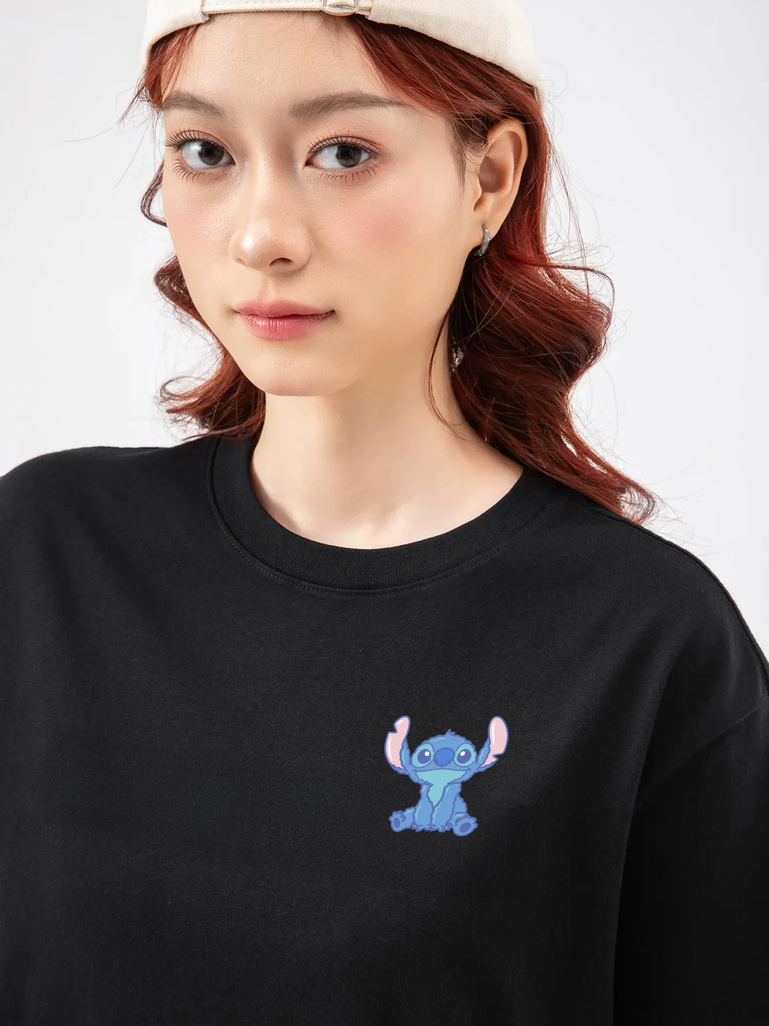 Áo thun Relaxed Fit Regular Disney Stitch Aloha 3