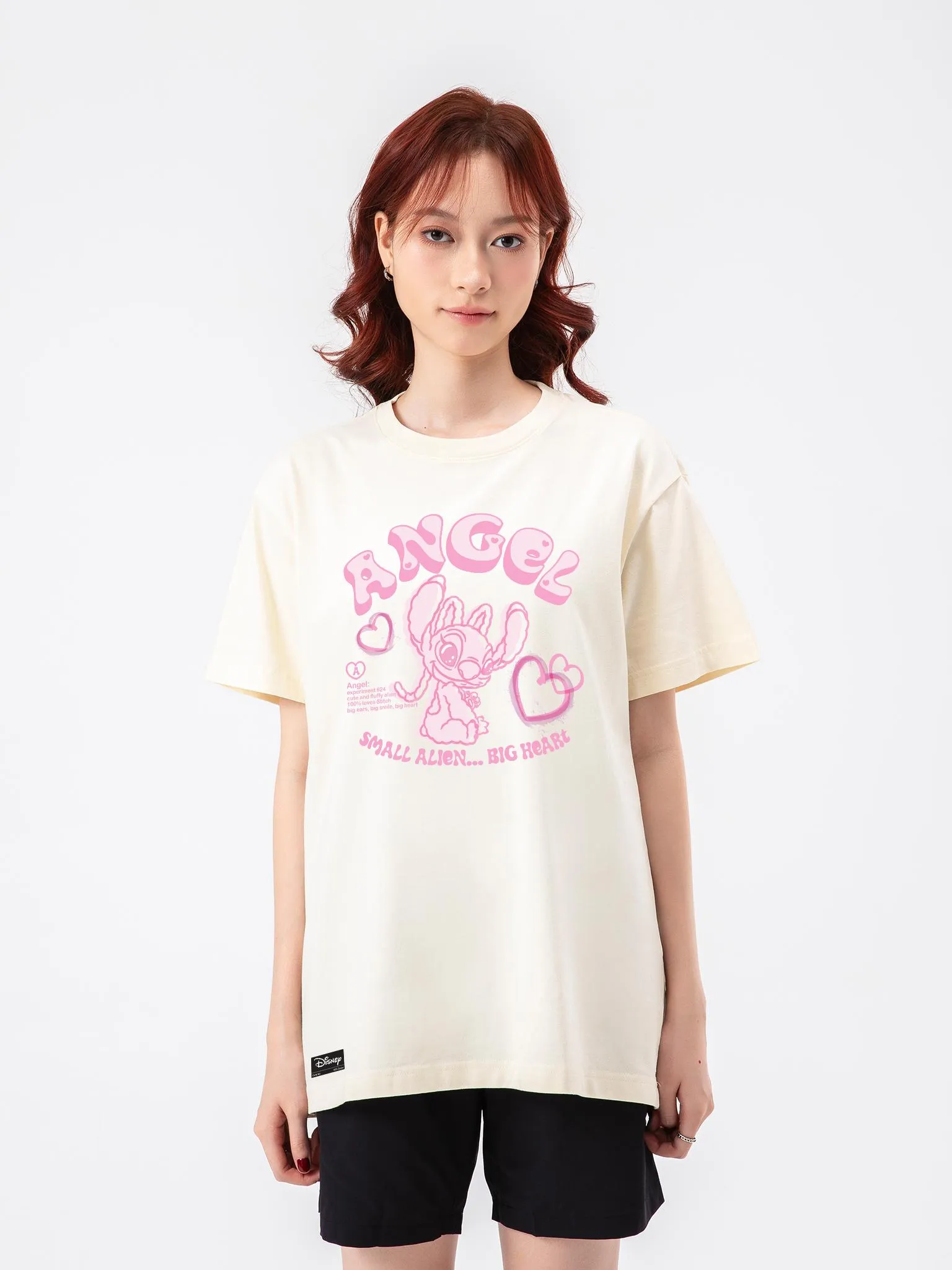 Áo thun Relaxed Fit Stitch Angel
