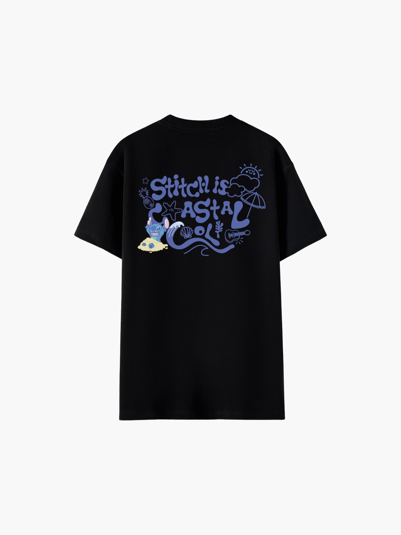 Áo thun Relaxed Fit Regular Disney Stitch Is Coastal Cool 5
