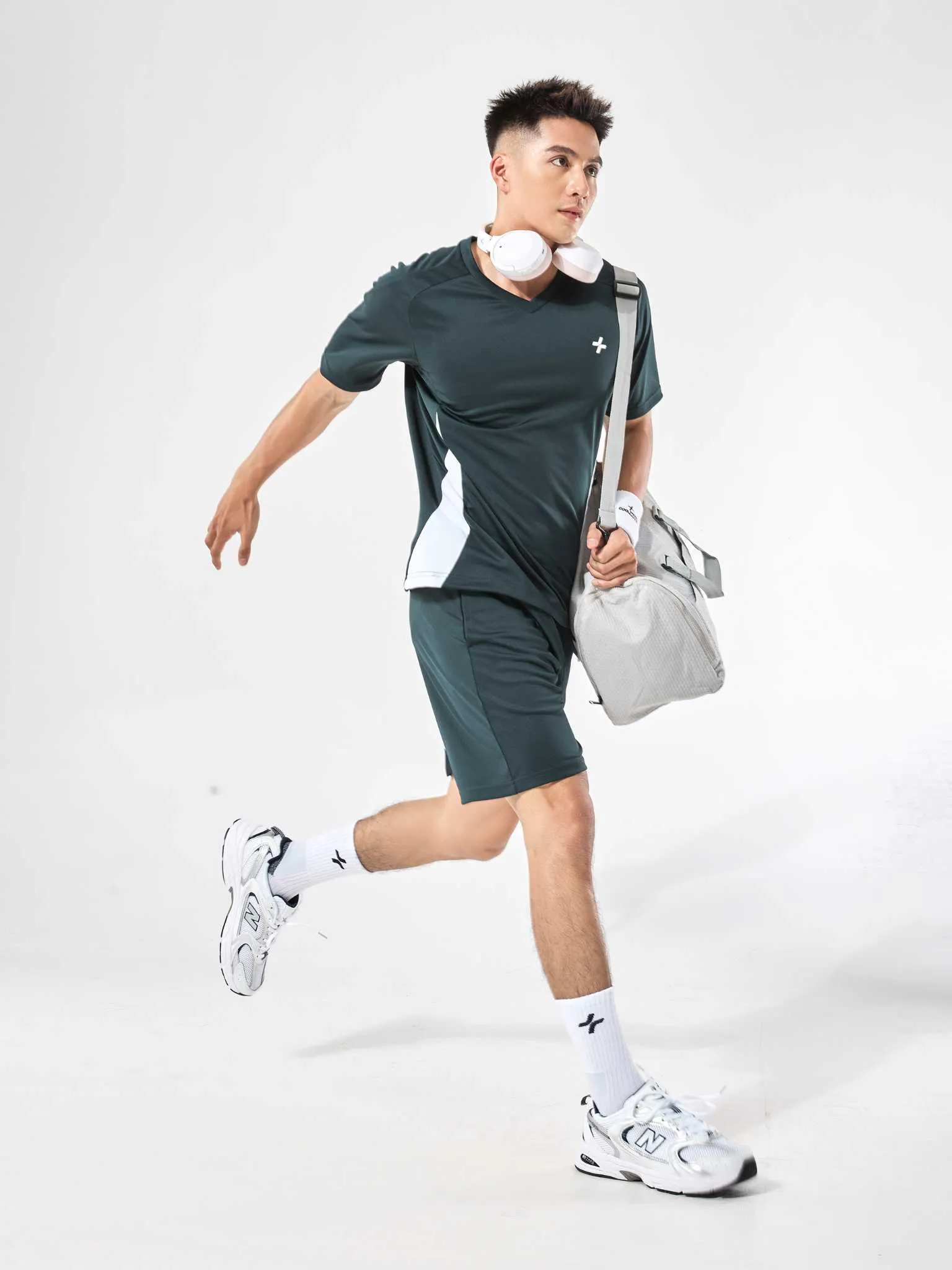 T-shirt thể thao nam Promax Sideflow V-neck 2