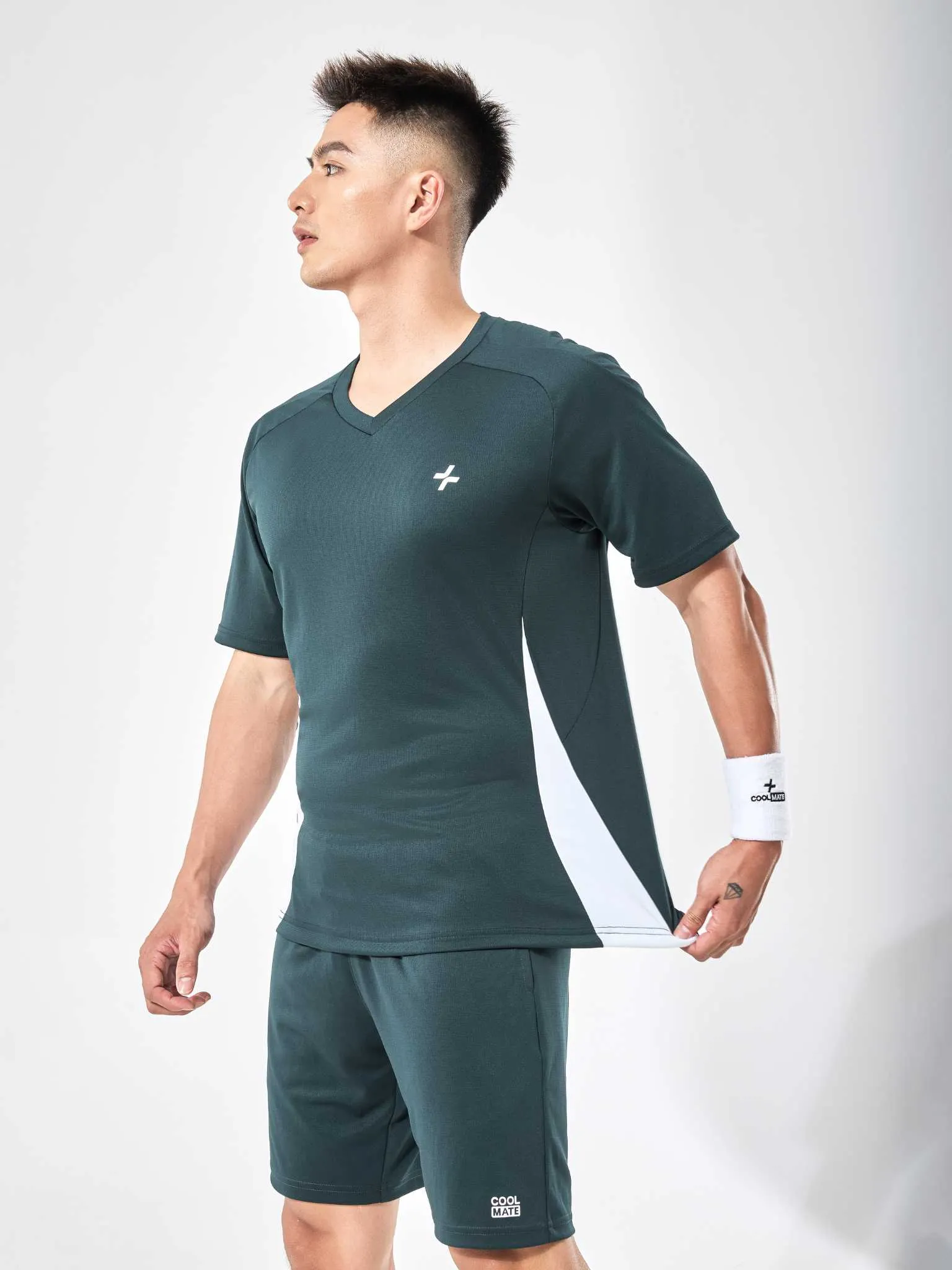 T-shirt thể thao nam Promax Sideflow V-neck 3