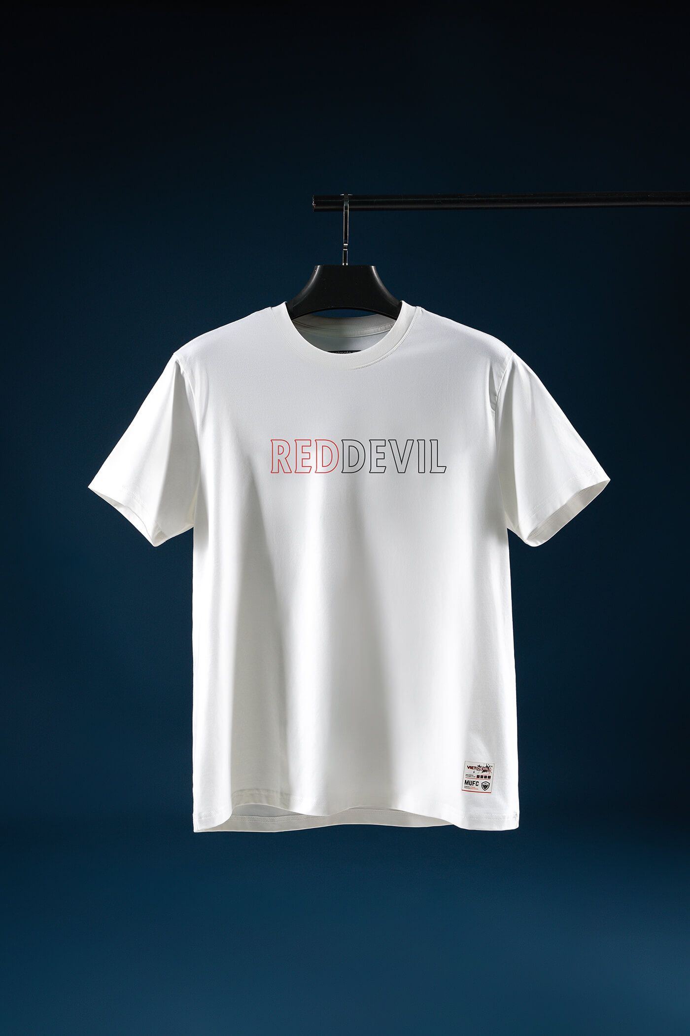 T-shirt Red Devils typo 