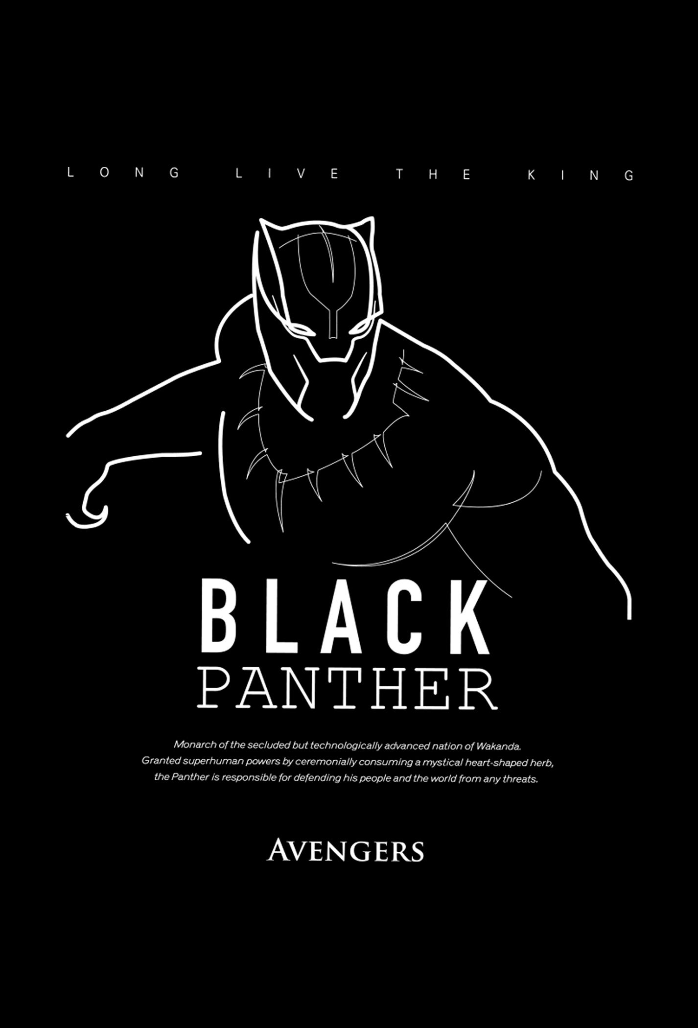 Áo thun Marvel Black Panther - Long Live The King  2