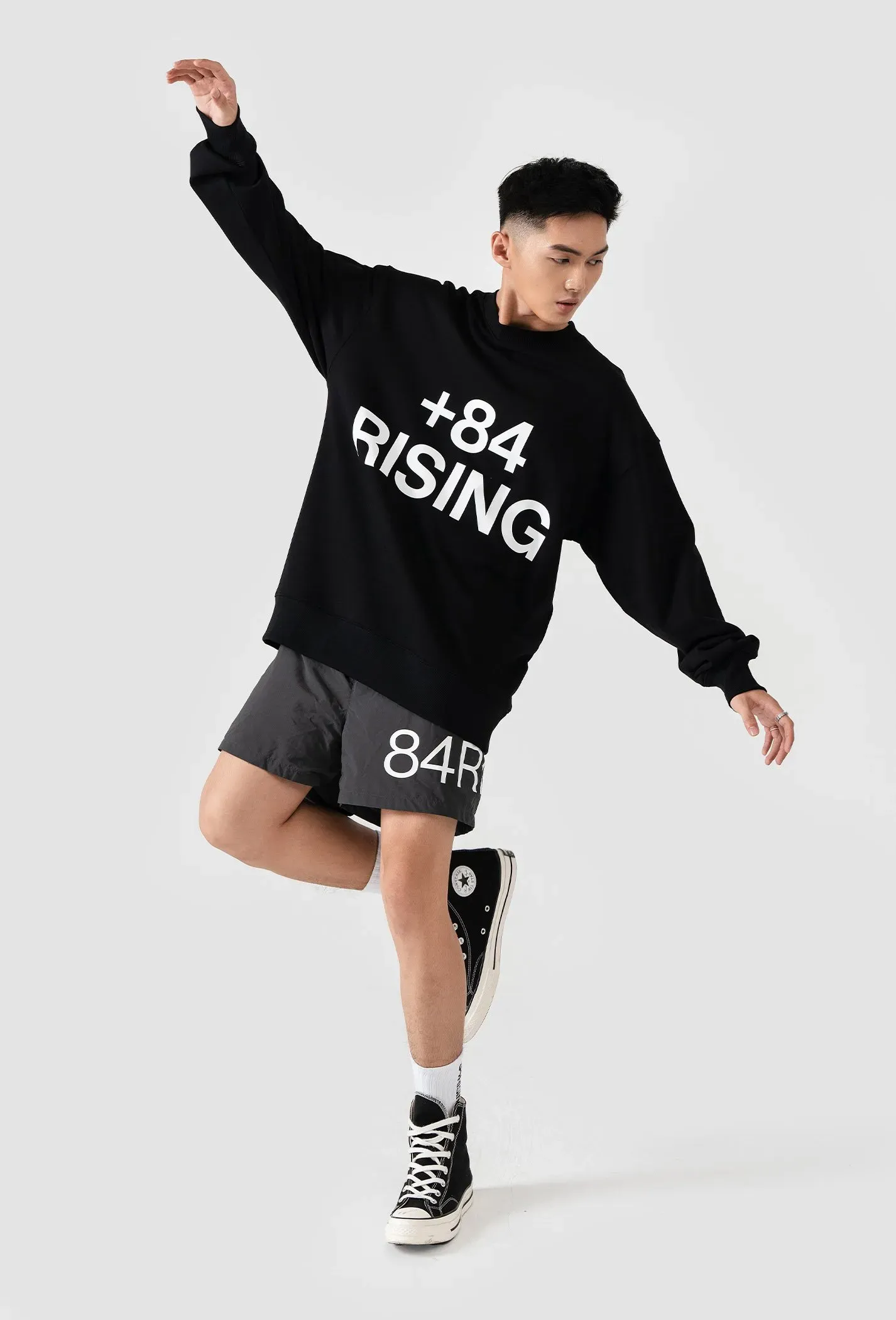 Áo Nỉ Oversize +84 LOGO  3