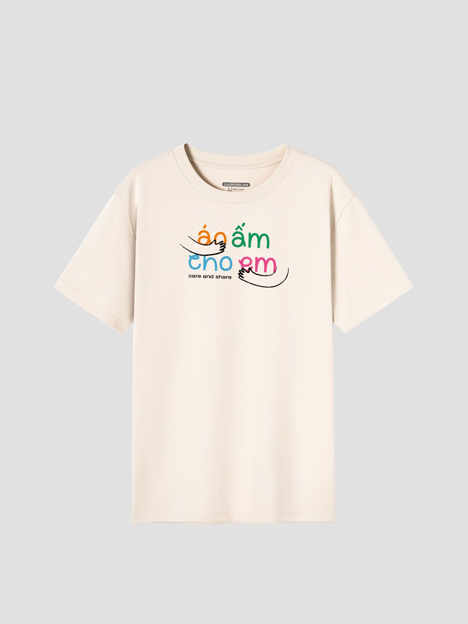 Áo in Cotton 100% CARE SHARE - ÁO ẤM CHO EM  1