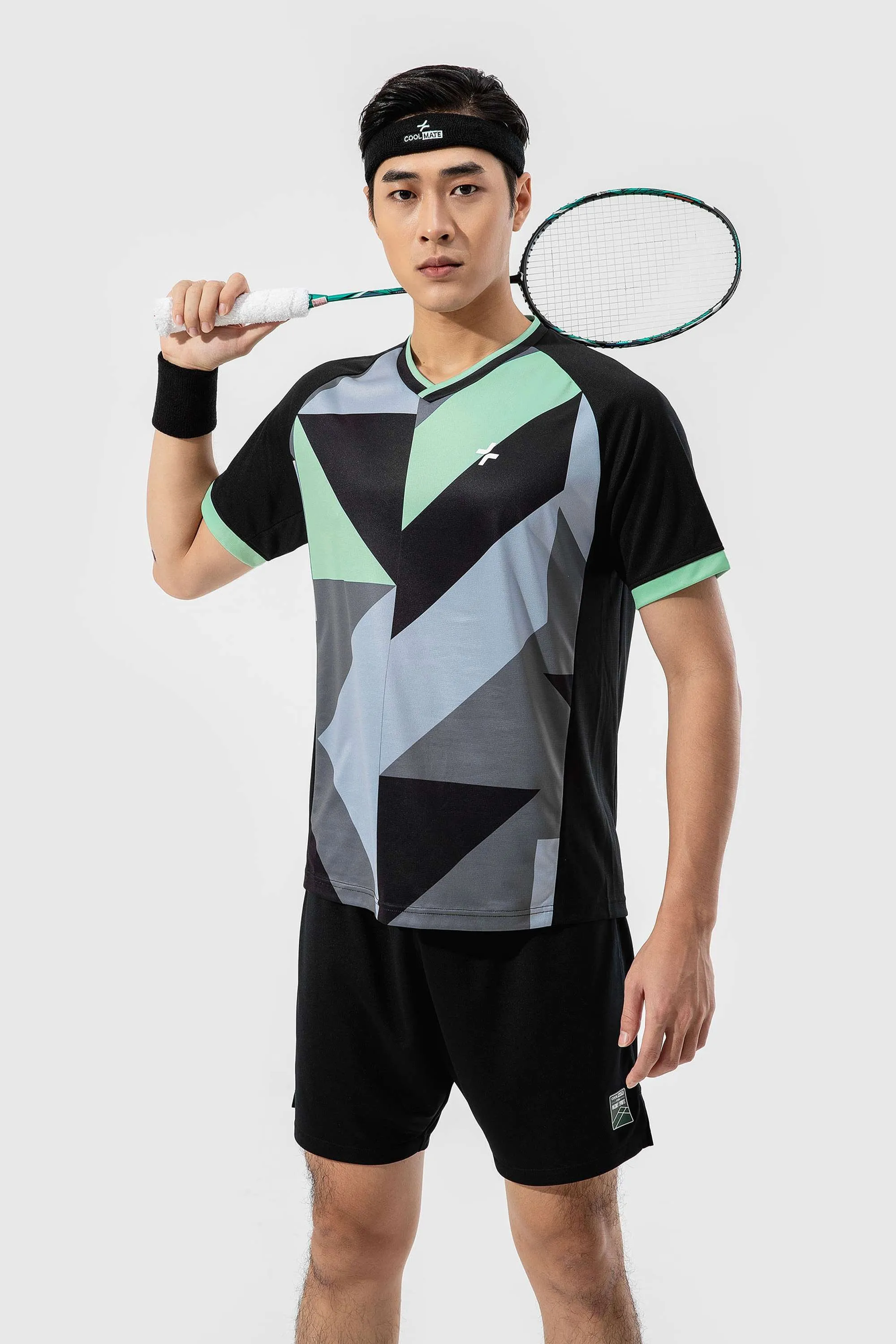 Áo thun Racquet Sport Graphic Geometric  7