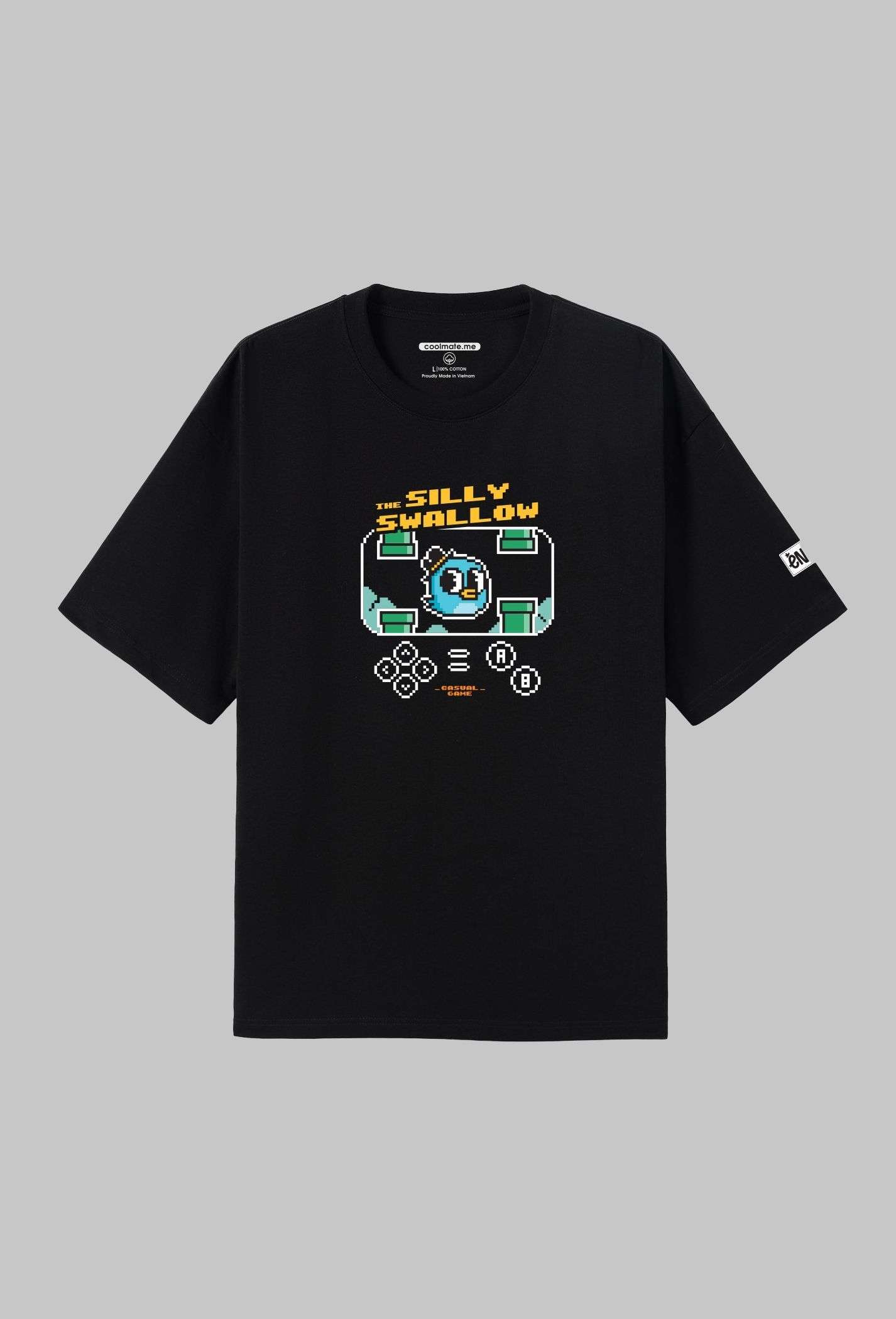 Áo Thun Nam Oversize Én The Silly Swallow 