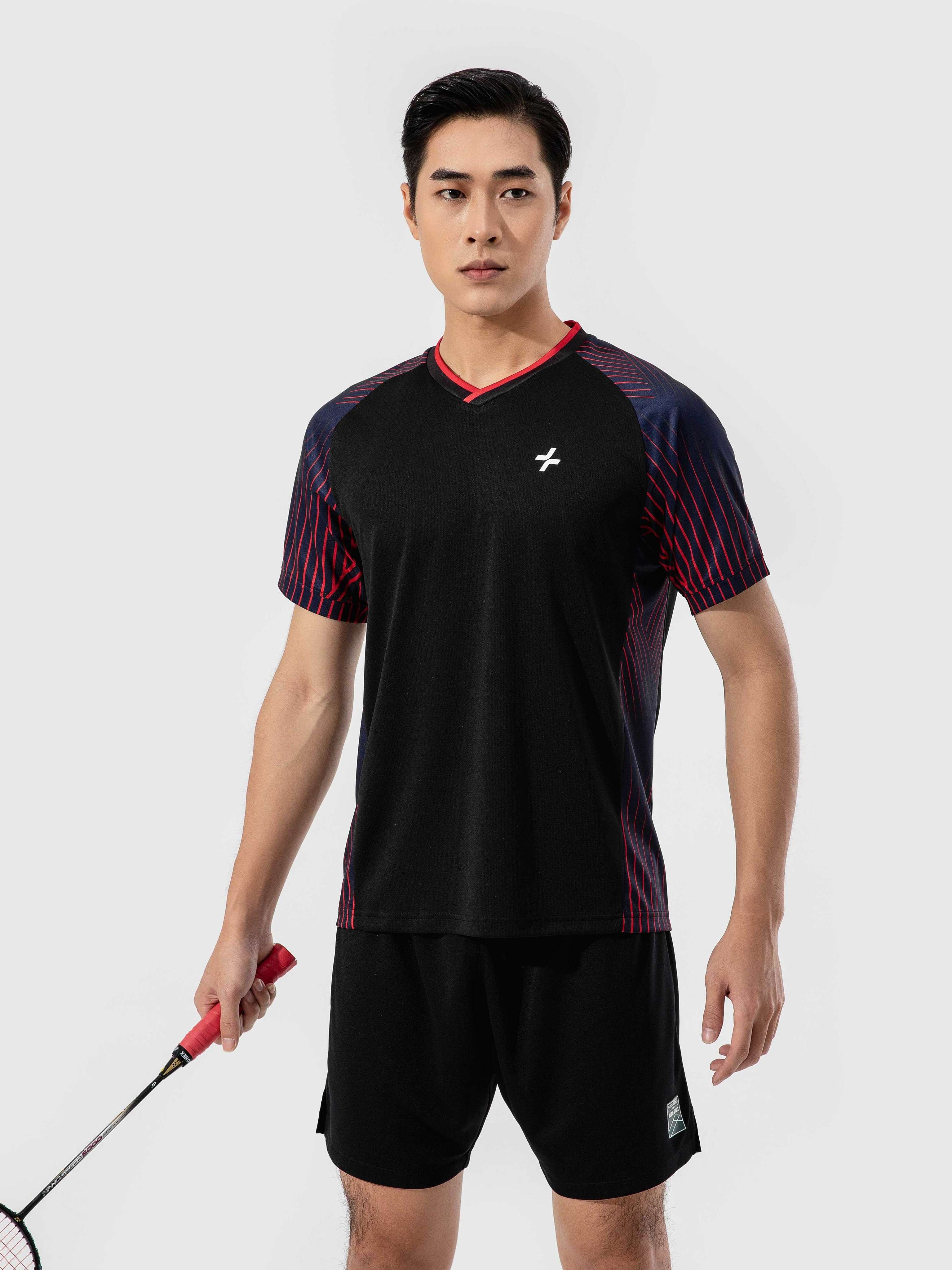 Áo thun Racquet Sport Graphic Red Line 