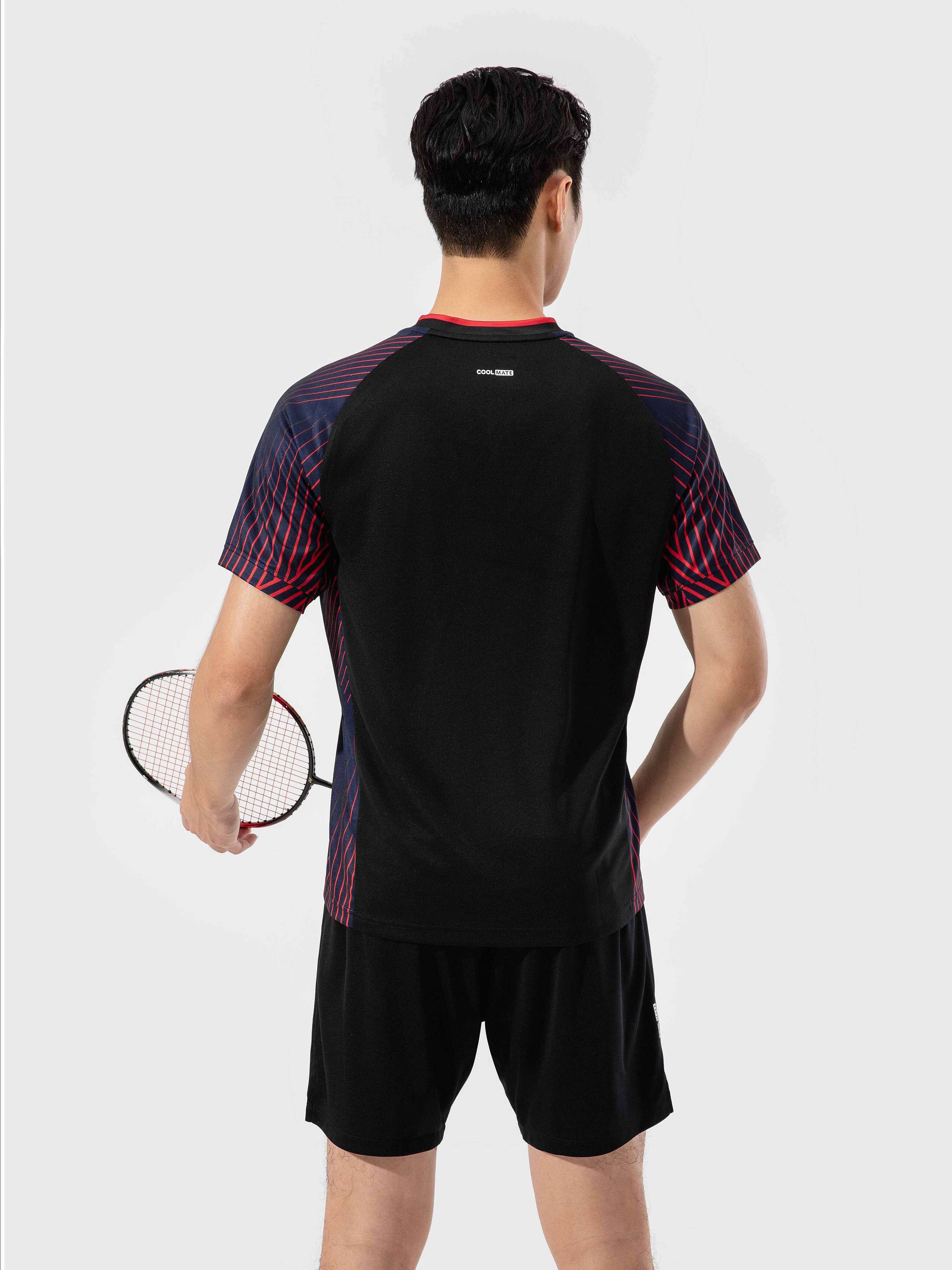 Áo thun Racquet Sport Graphic Red Line  1