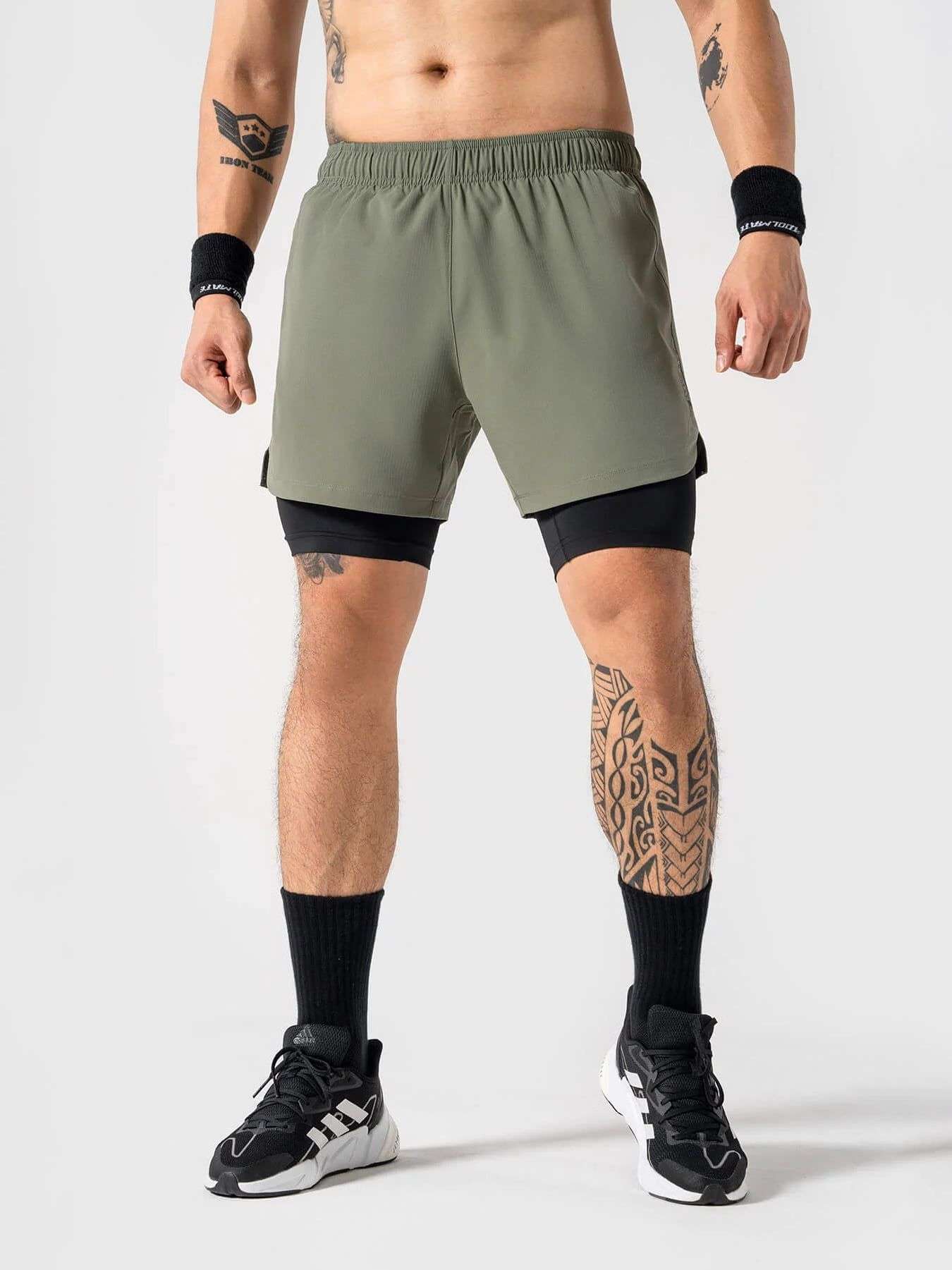 Quần Shorts Nam Gym Power 2 lớp